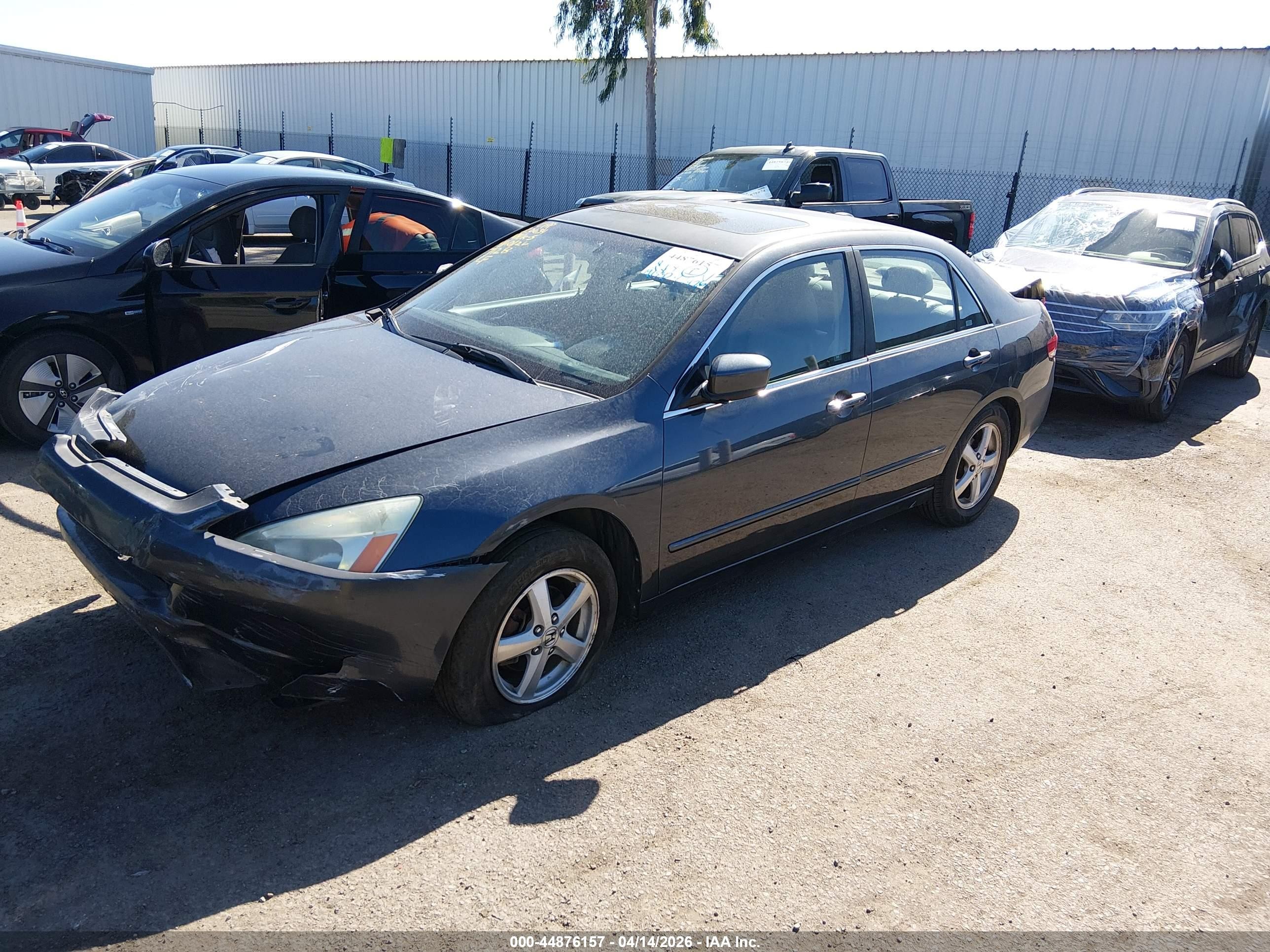 2004 Honda Accord 2.4 Ex Gray vin: 1HGCM56894A027128