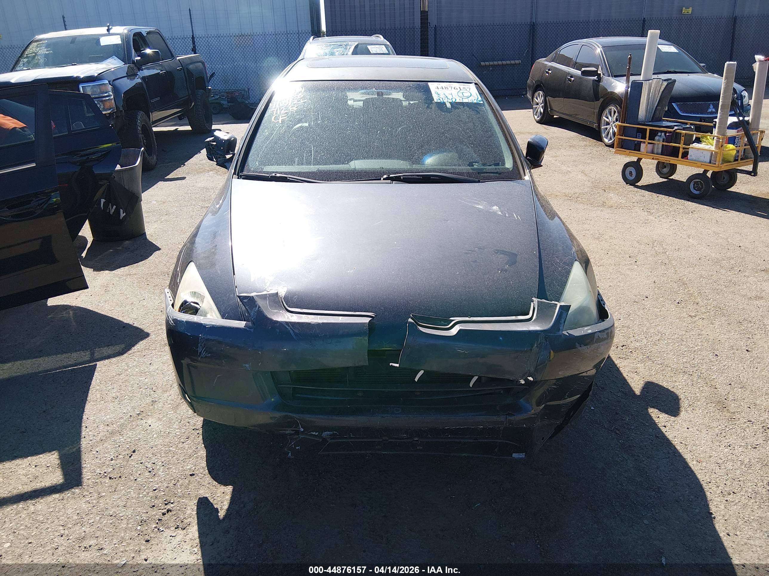 2004 Honda Accord 2.4 Ex Gray vin: 1HGCM56894A027128