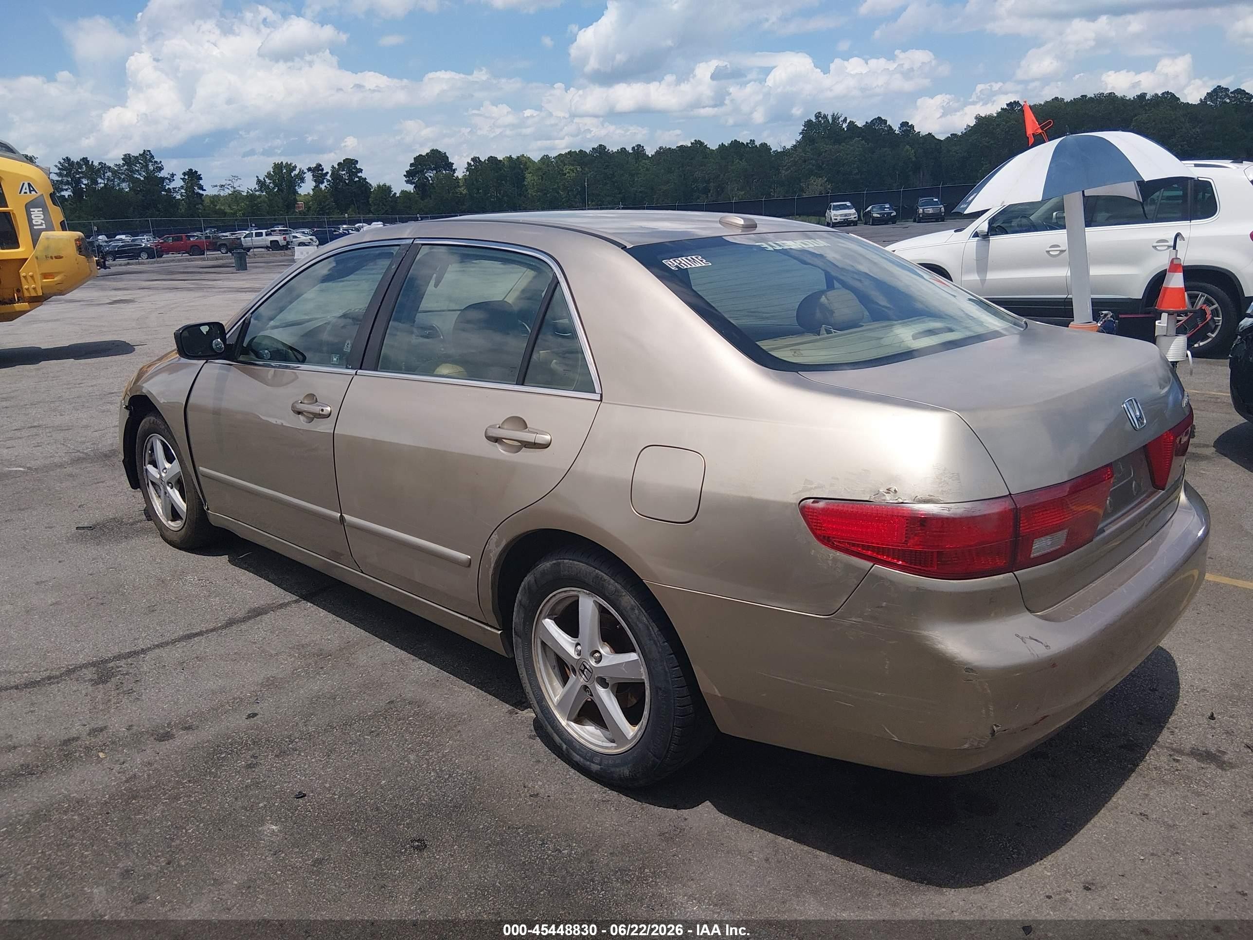 2005 Honda Accord 2.4 Ex Gold vin: 1HGCM56895A004448