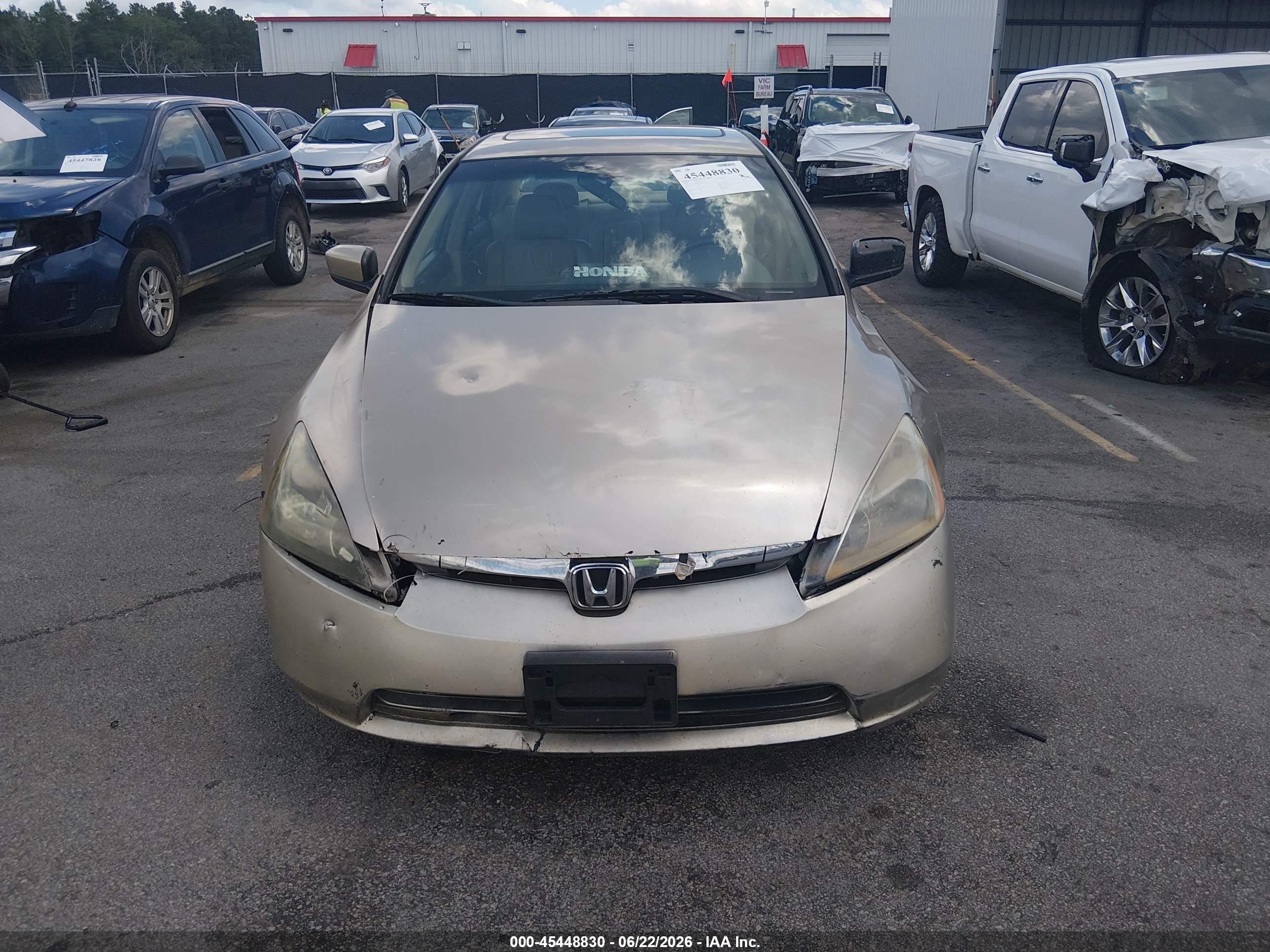 2005 Honda Accord 2.4 Ex Gold vin: 1HGCM56895A004448