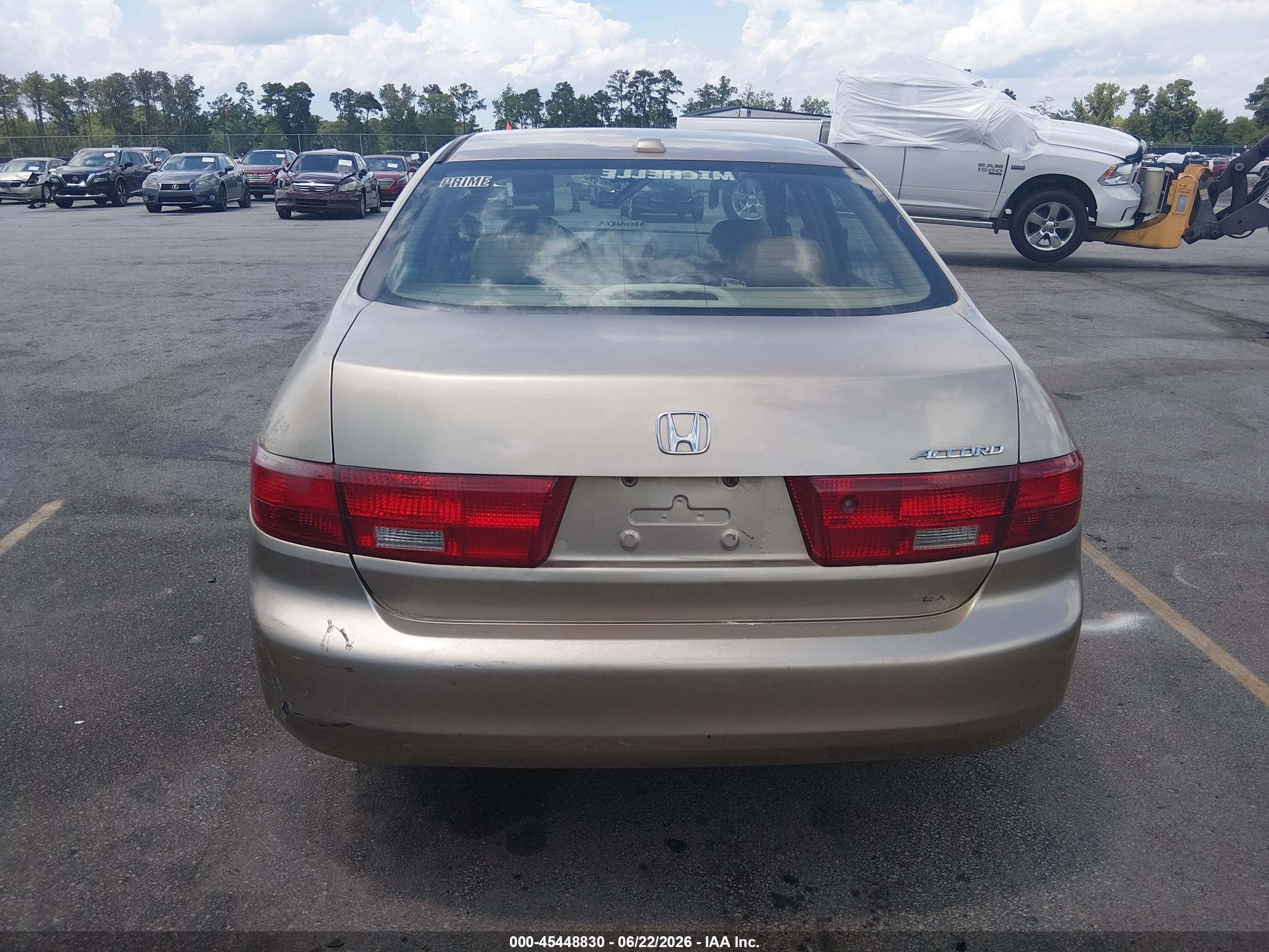 2005 Honda Accord 2.4 Ex Gold vin: 1HGCM56895A004448