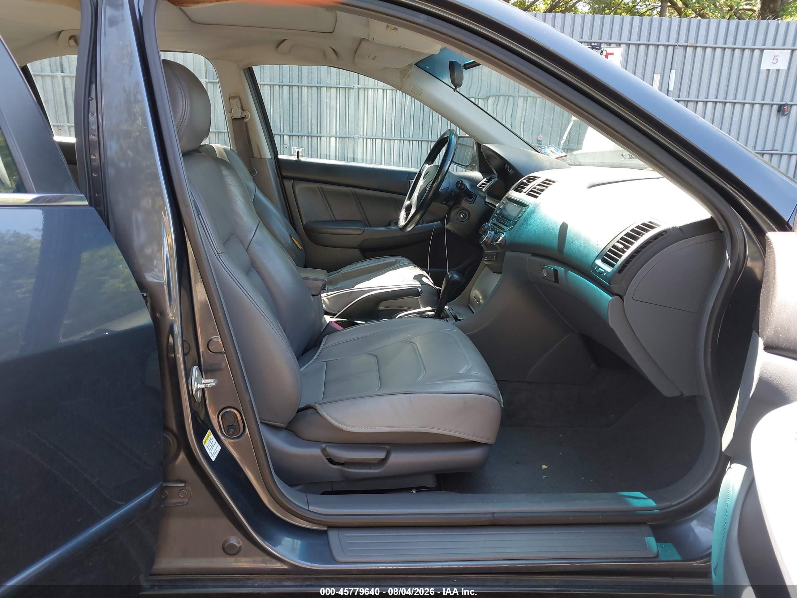 2005 Honda Accord 2.4 Ex Gray vin: 1HGCM56895A028233