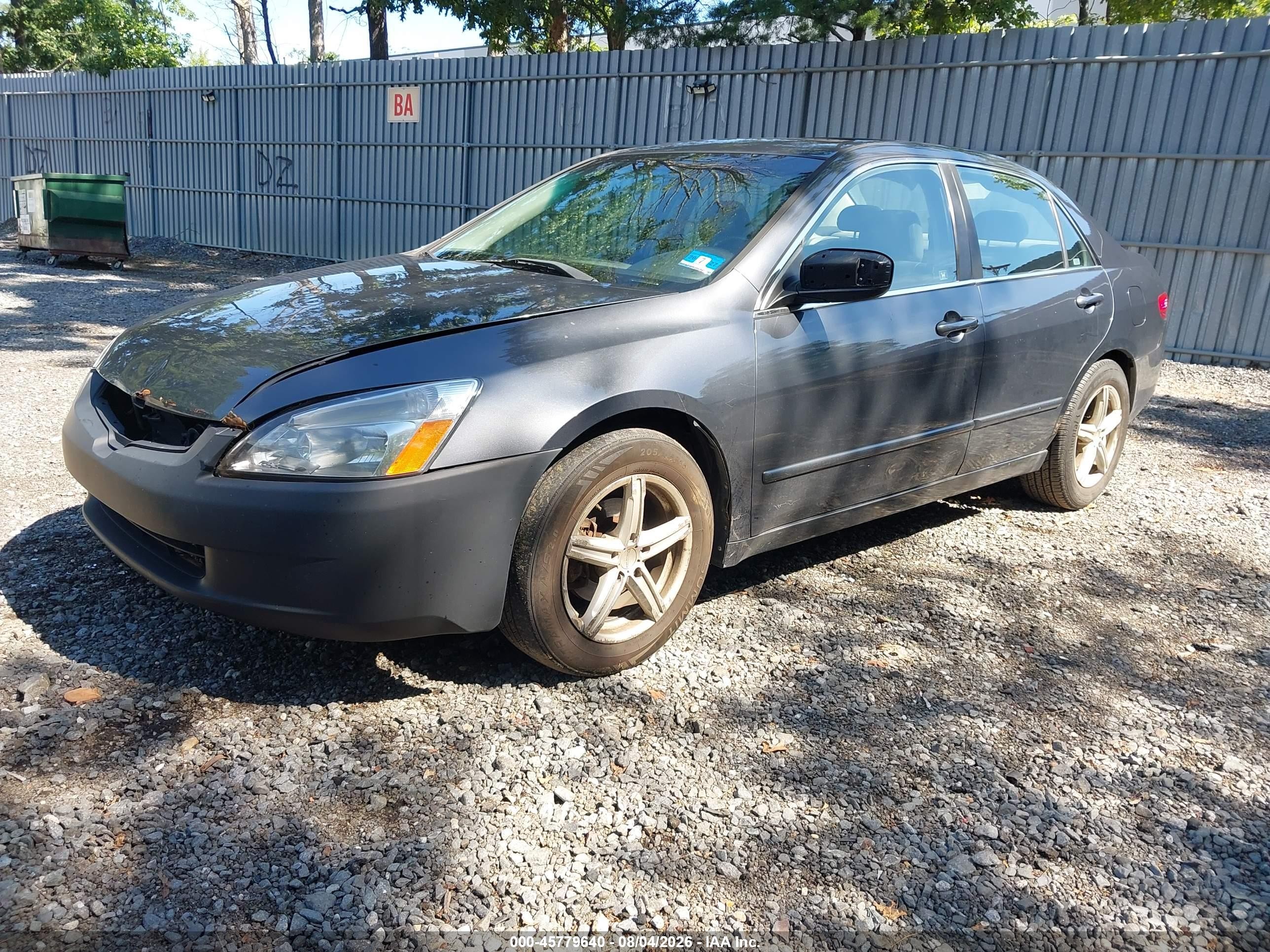 2005 Honda Accord 2.4 Ex Gray vin: 1HGCM56895A028233