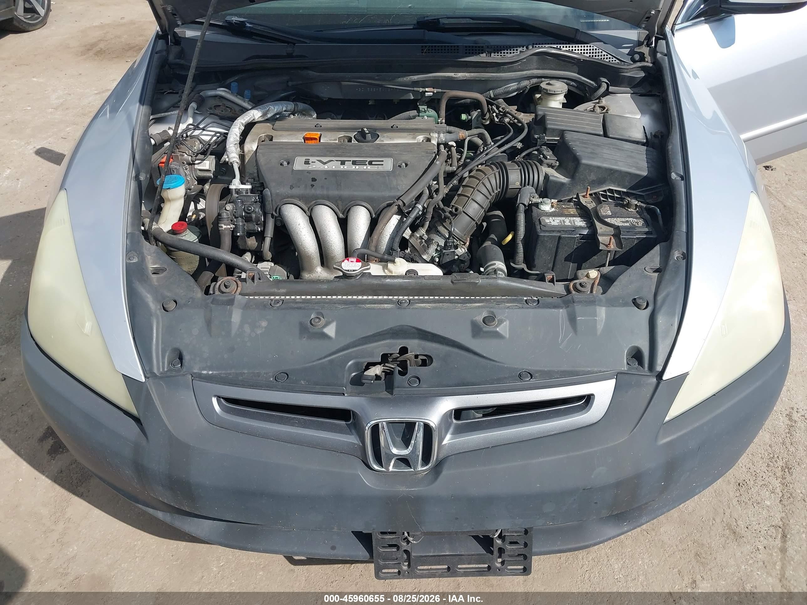 2005 Honda Accord 2.4 Ex Silver vin: 1HGCM56895A039734