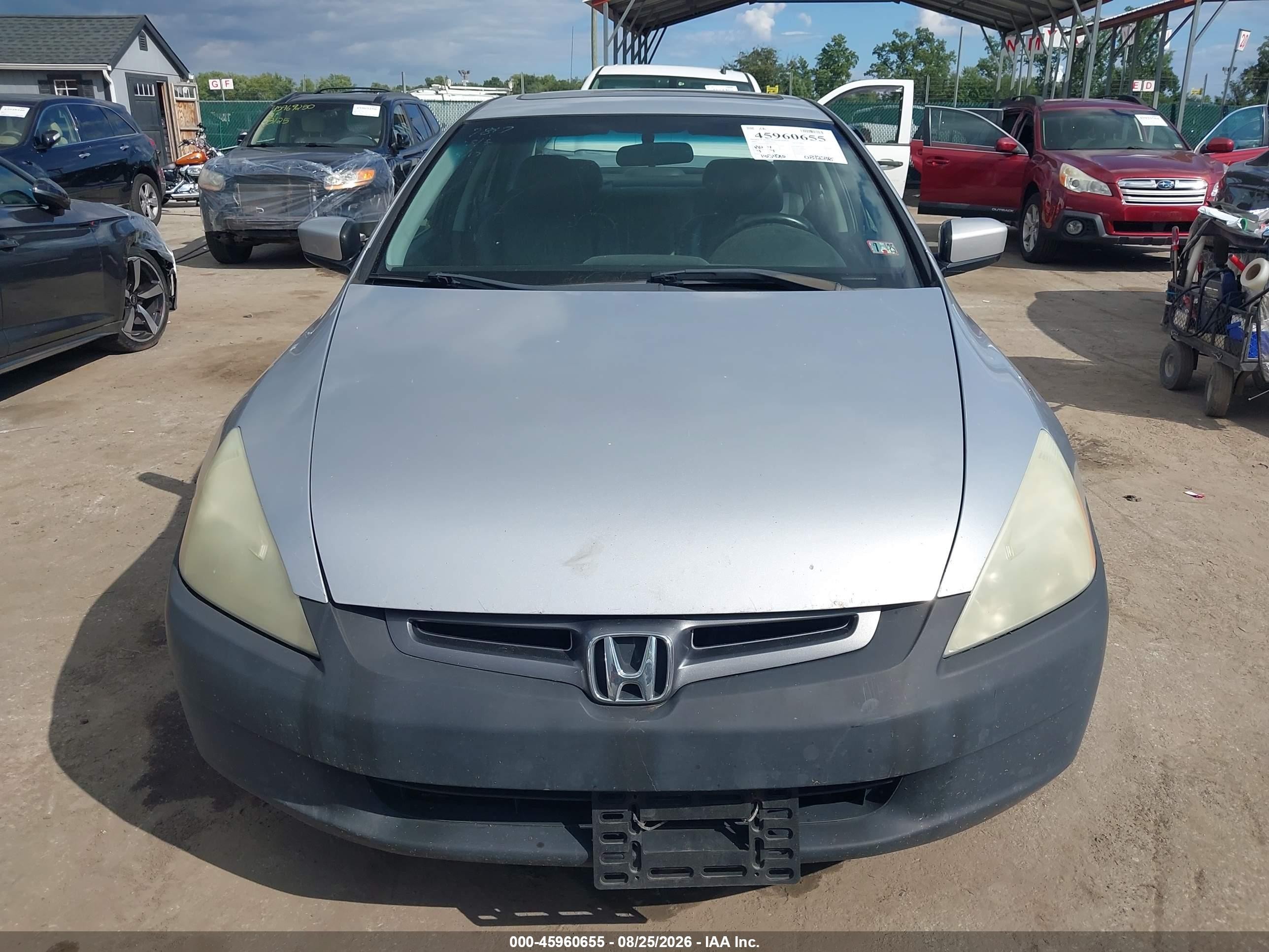 2005 Honda Accord 2.4 Ex Silver vin: 1HGCM56895A039734