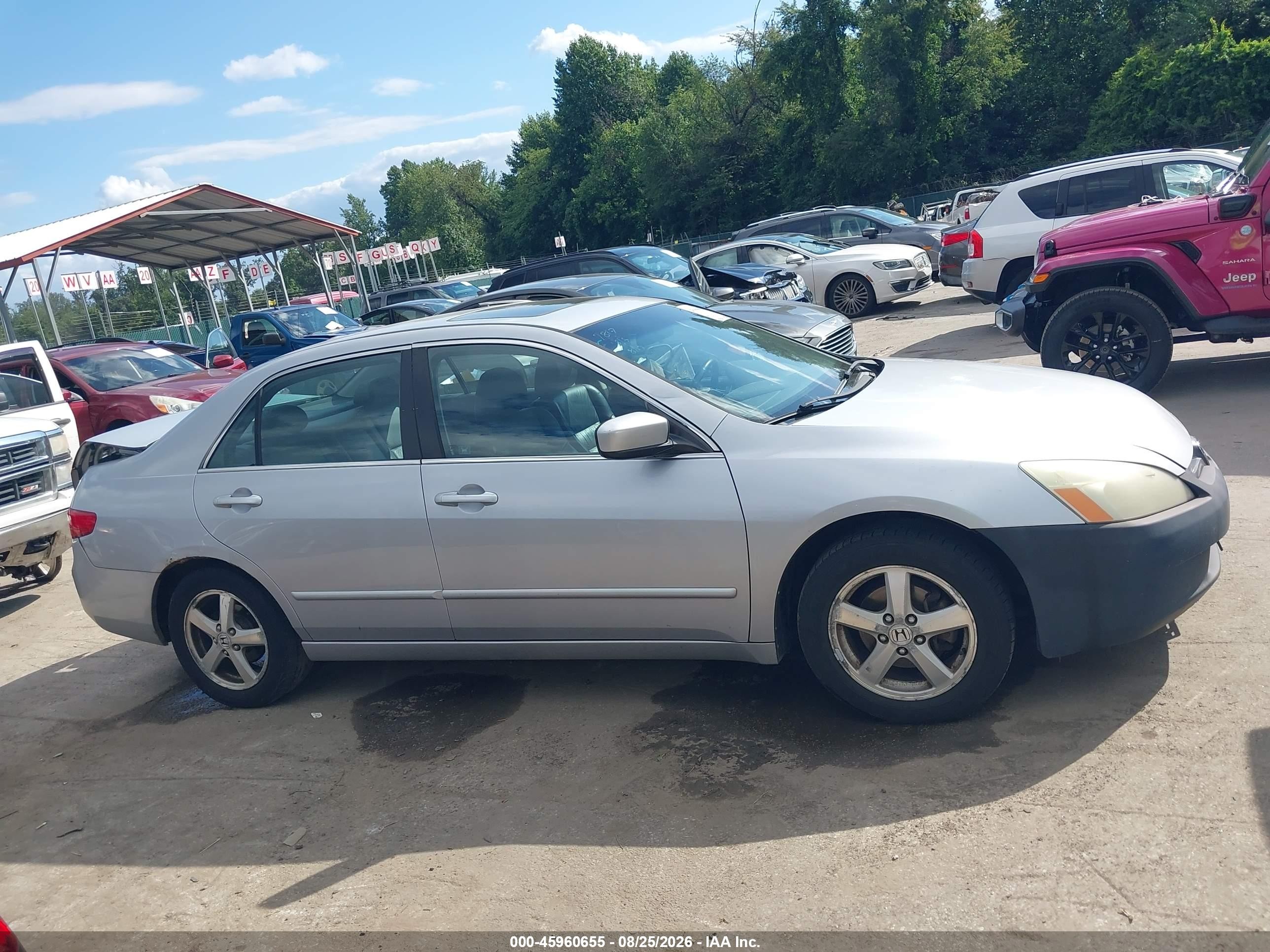 2005 Honda Accord 2.4 Ex Silver vin: 1HGCM56895A039734