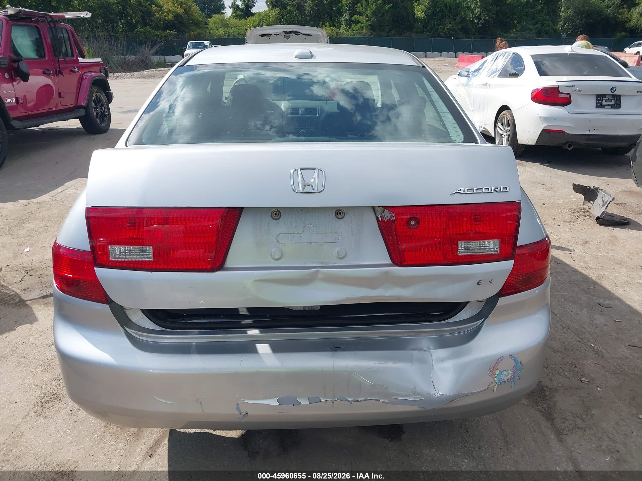 2005 Honda Accord 2.4 Ex Silver vin: 1HGCM56895A039734