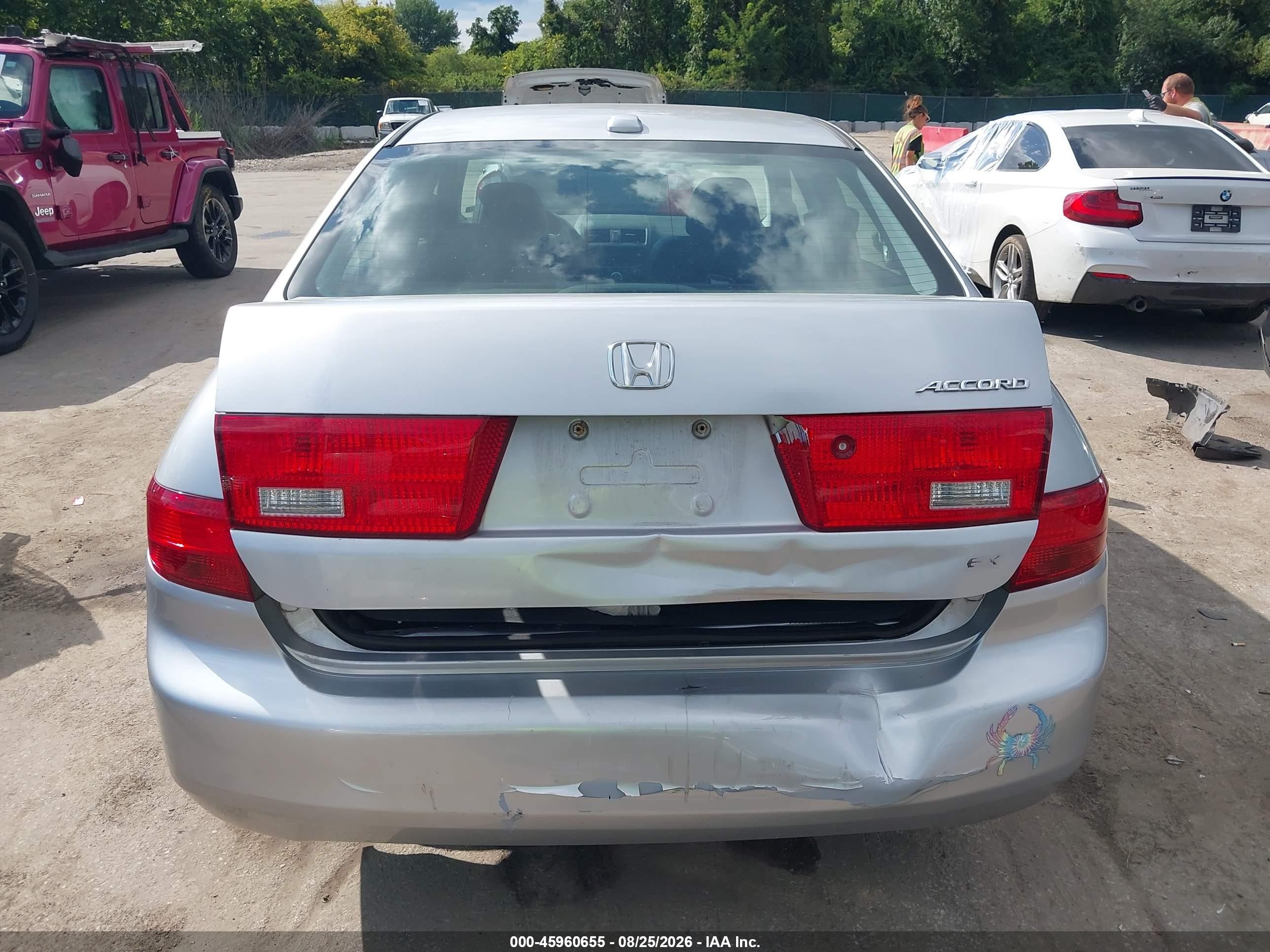 2005 Honda Accord 2.4 Ex Silver vin: 1HGCM56895A039734