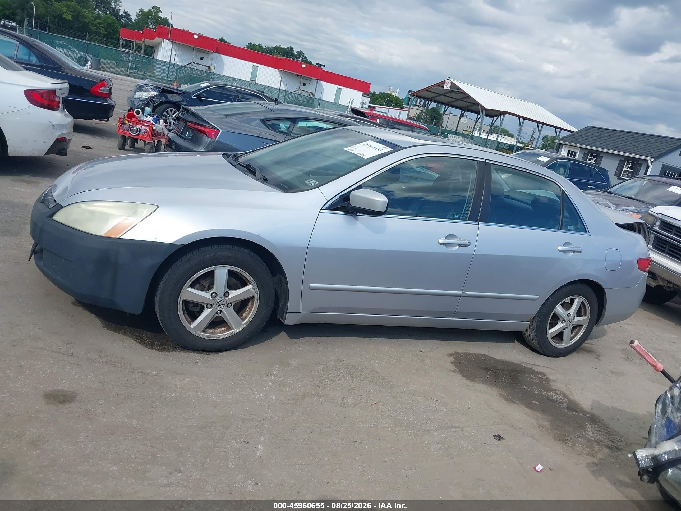 2005 Honda Accord 2.4 Ex Silver vin: 1HGCM56895A039734