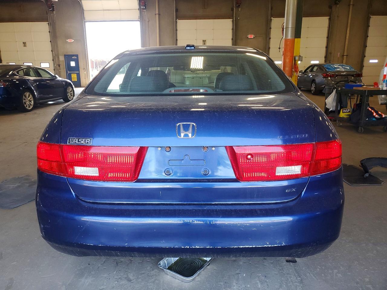 2005 Honda Accord Ex-l Blue vin: 1HGCM56895A087833