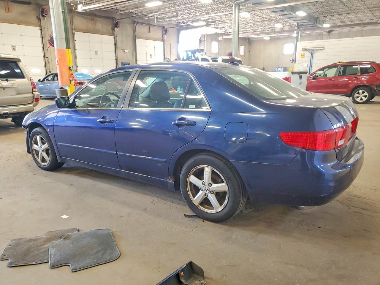 2005 Honda Accord Ex-l Blue vin: 1HGCM56895A087833