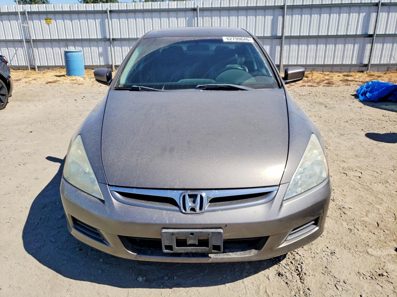 2006 Honda Accord Ex Gray vin: 1HGCM56896A017945