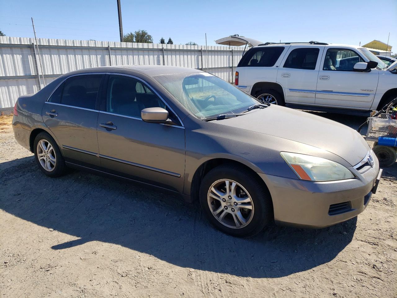 2006 Honda Accord Ex Gray vin: 1HGCM56896A017945
