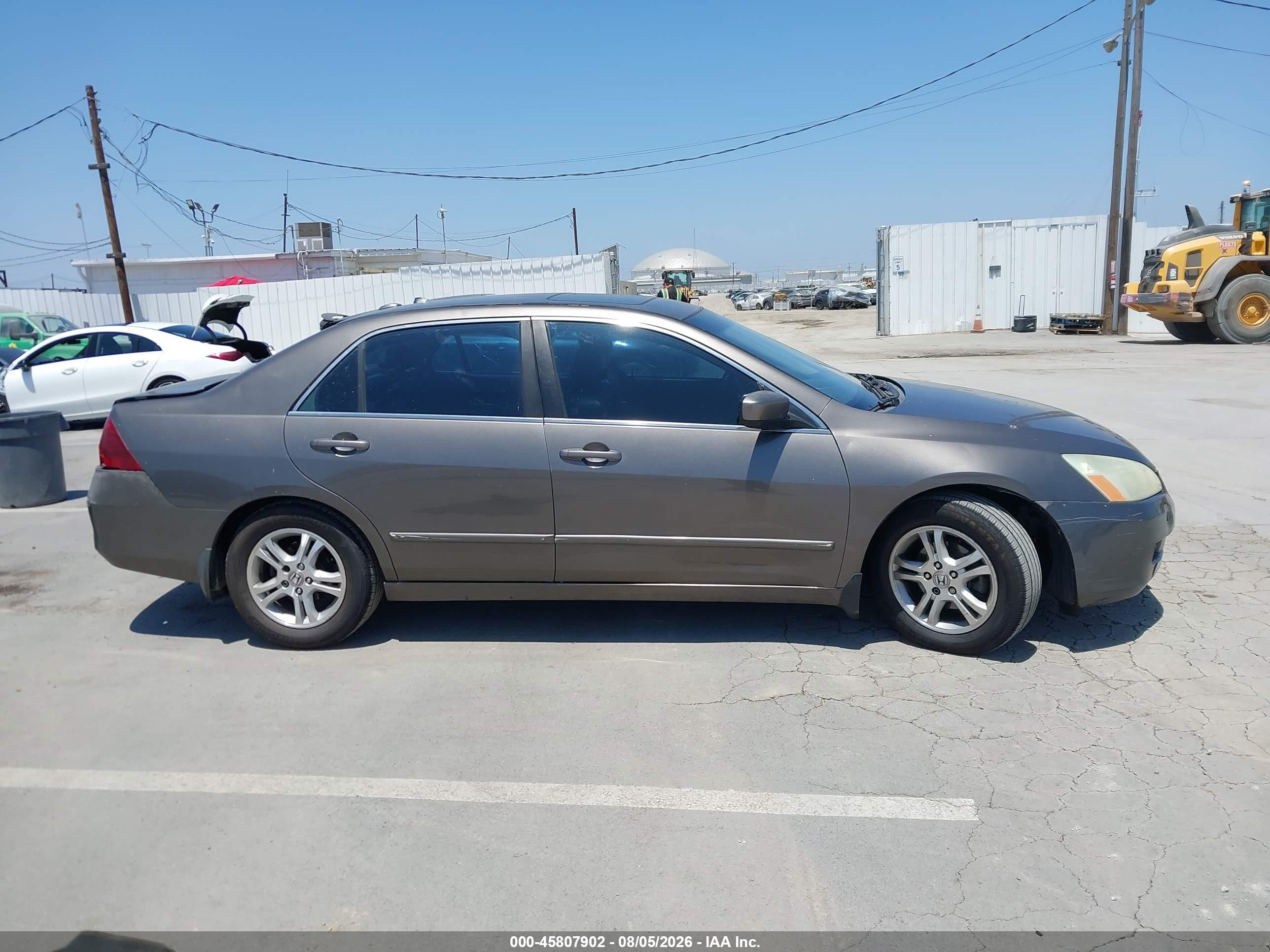 2006 Honda Accord 2.4 Ex Gray vin: 1HGCM56896A017962