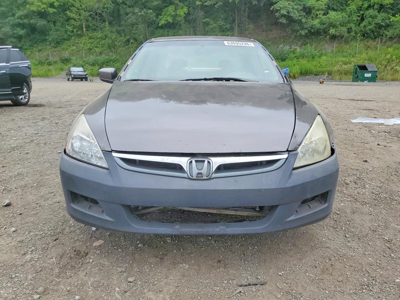 2007 Honda Accord Ex Gray vin: 1HGCM56897A018756