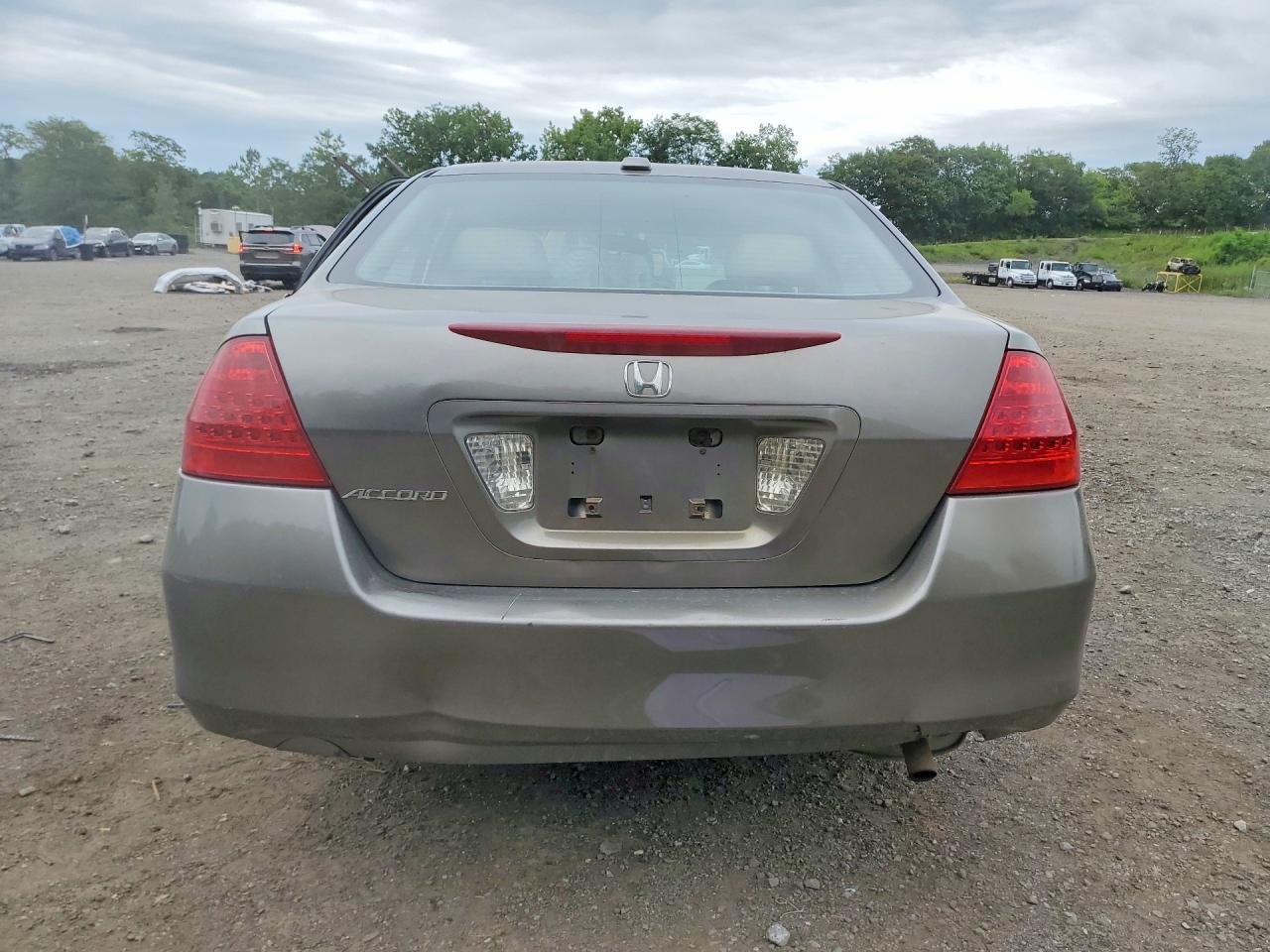 2007 Honda Accord Ex Gray vin: 1HGCM56897A018756