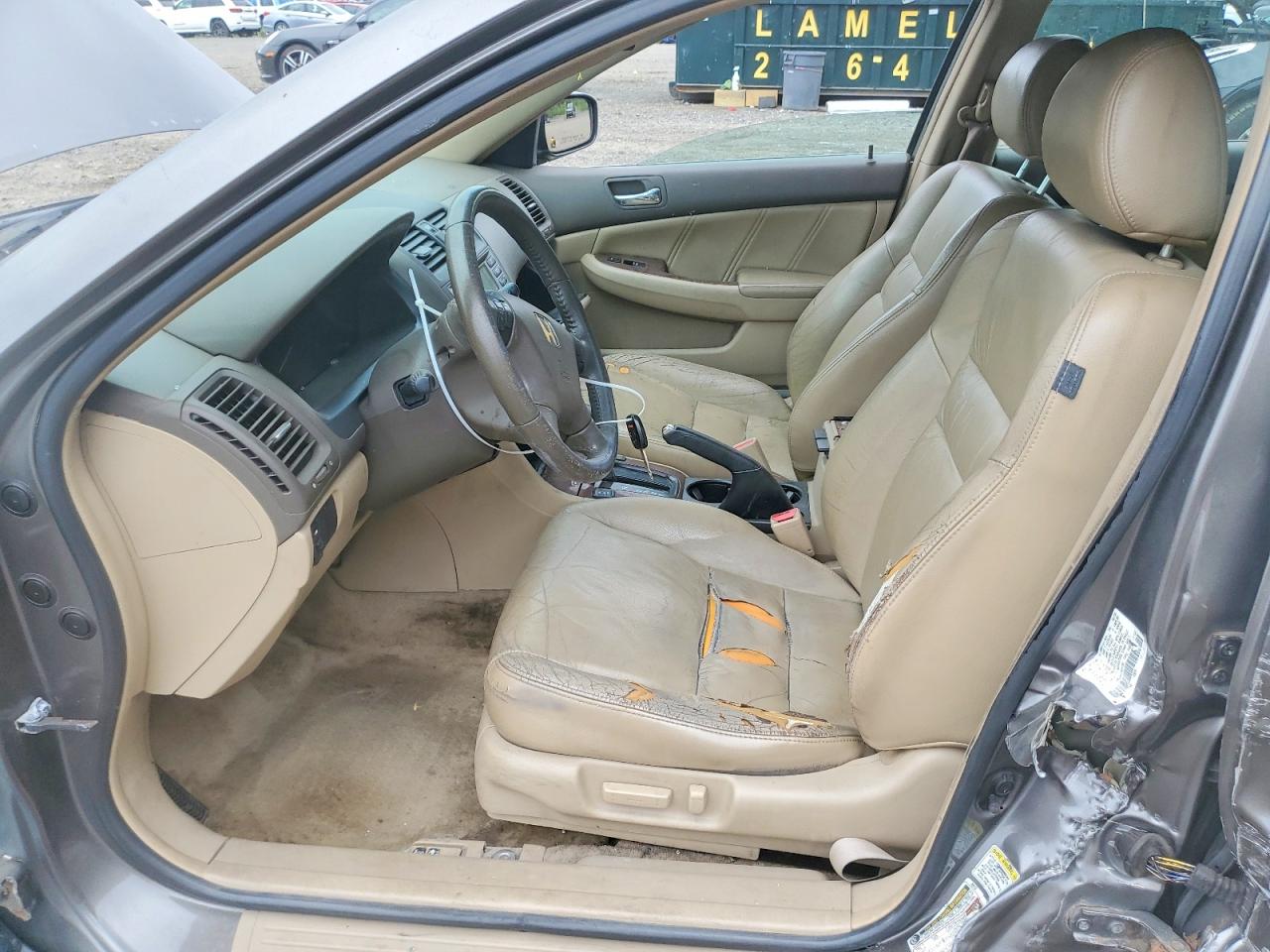 2007 Honda Accord Ex Gray vin: 1HGCM56897A018756