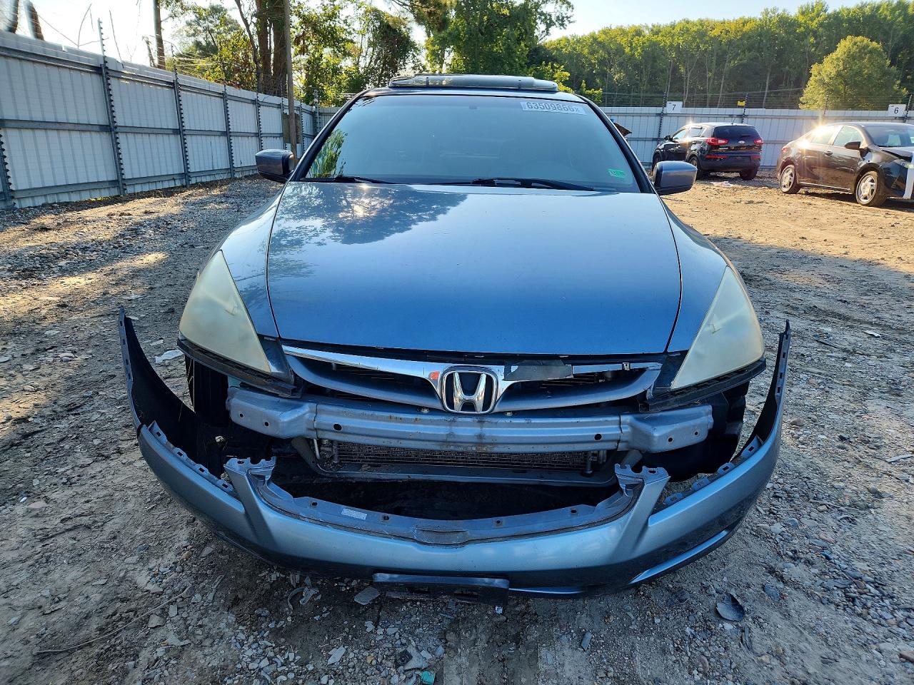 2007 Honda Accord Ex Blue vin: 1HGCM56897A023844