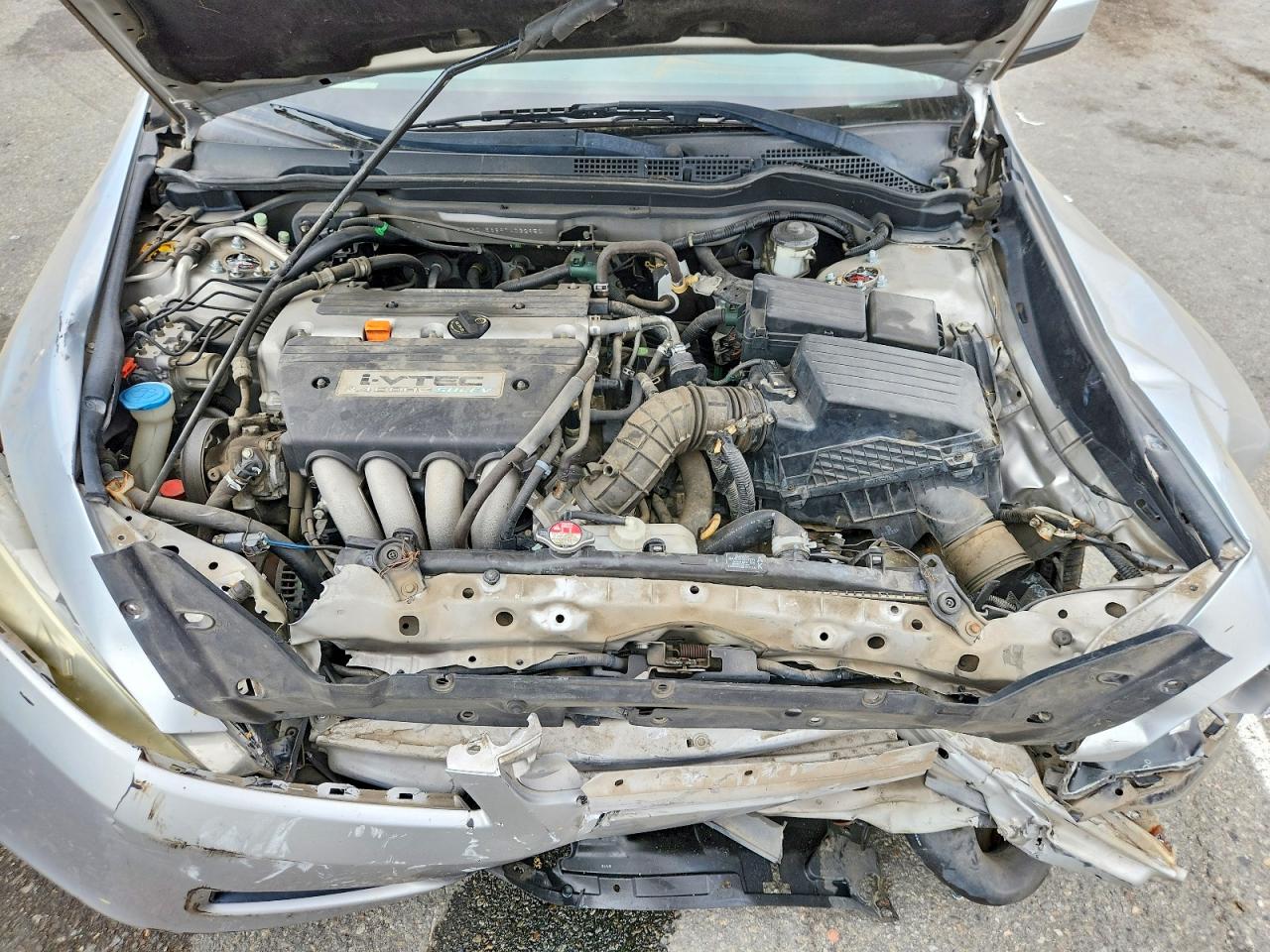 2007 Honda Accord Ex Silver vin: 1HGCM56897A032950