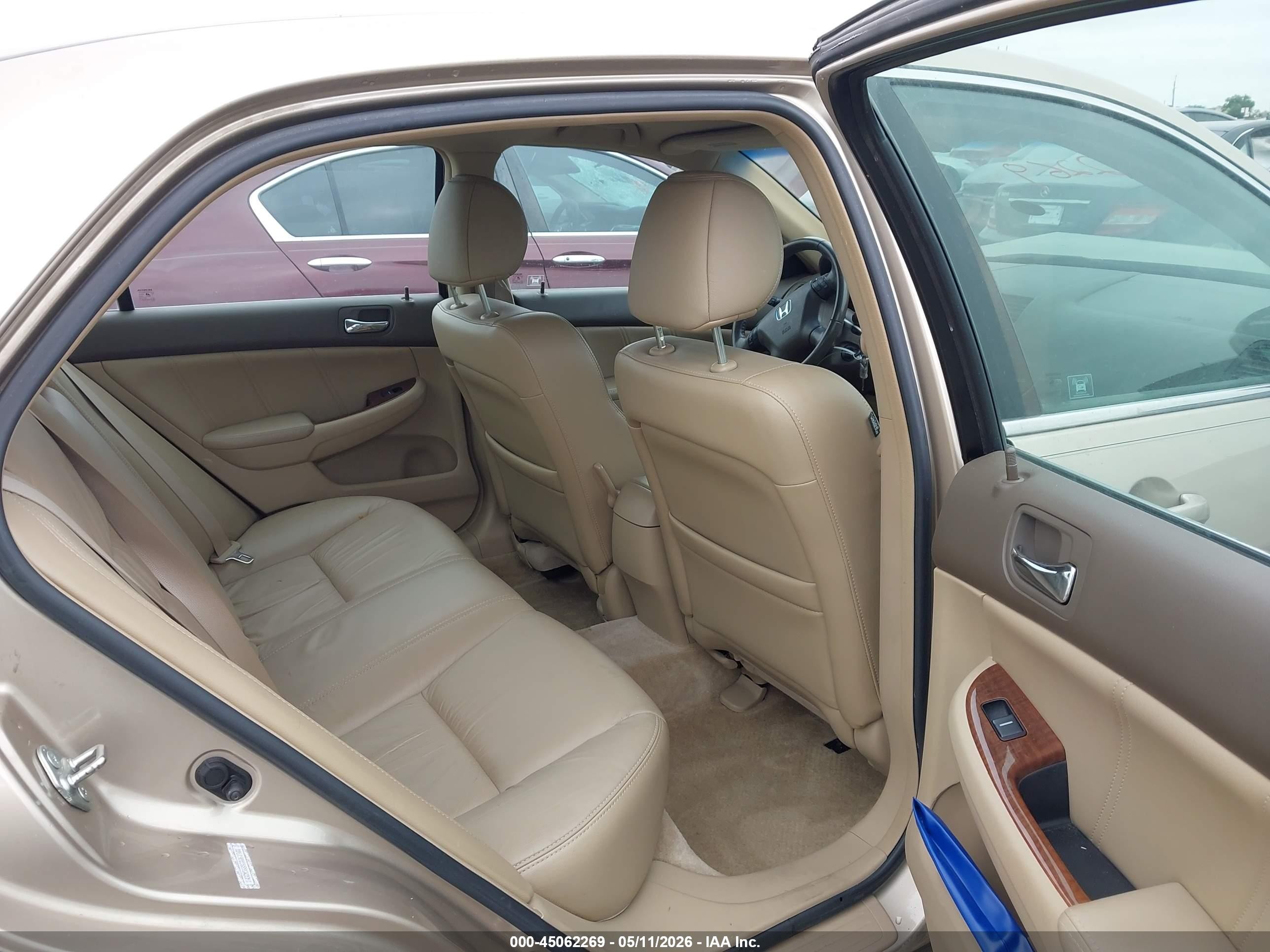 2007 Honda Accord 2.4 Ex Champagne vin: 1HGCM56897A061901