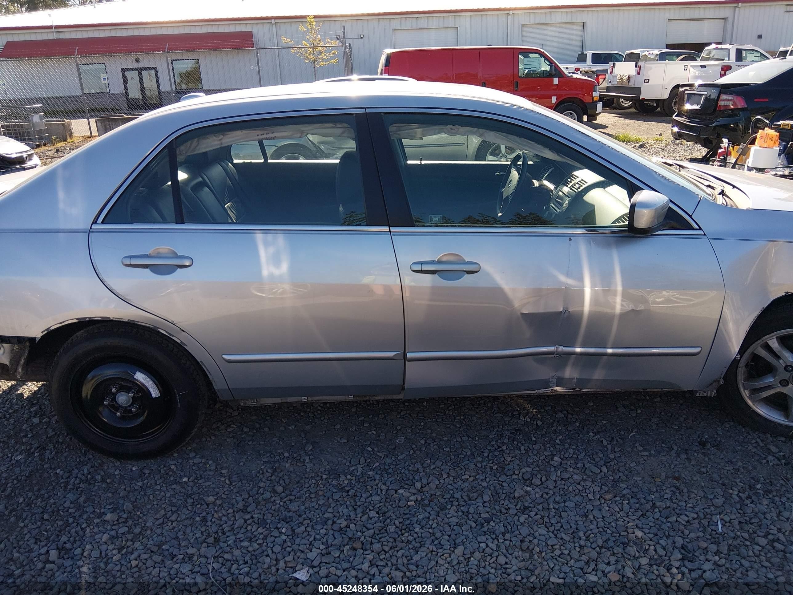 2007 Honda Accord 2.4 Ex Silver vin: 1HGCM56897A067651