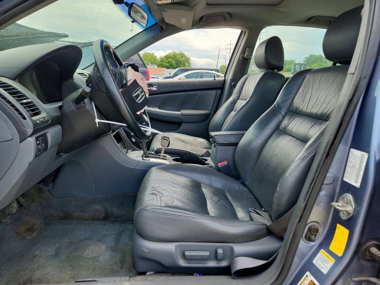 2007 Honda Accord Blue vin: 1HGCM56897A106299