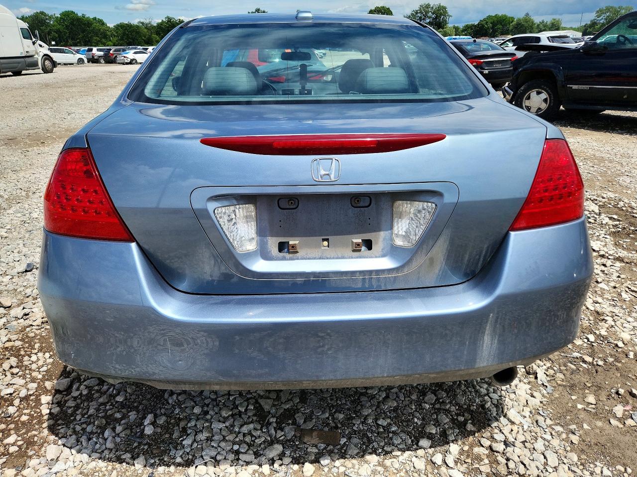 2007 Honda Accord Blue vin: 1HGCM56897A106299