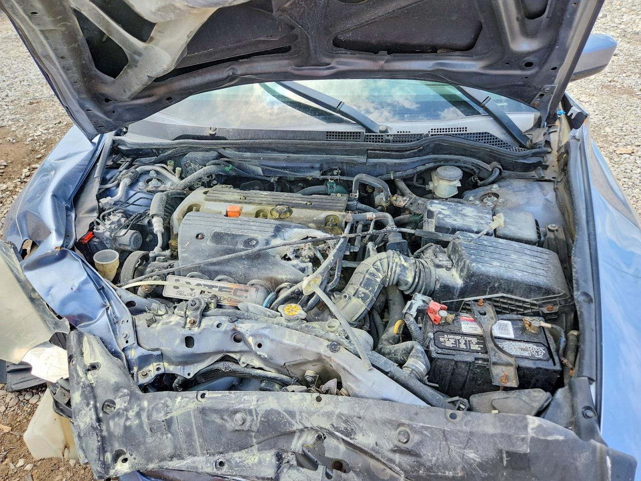 2007 Honda Accord Blue vin: 1HGCM56897A106299