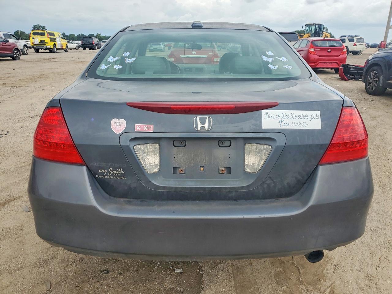 2007 Honda Accord Ex Серый vin: 1HGCM56897A116749