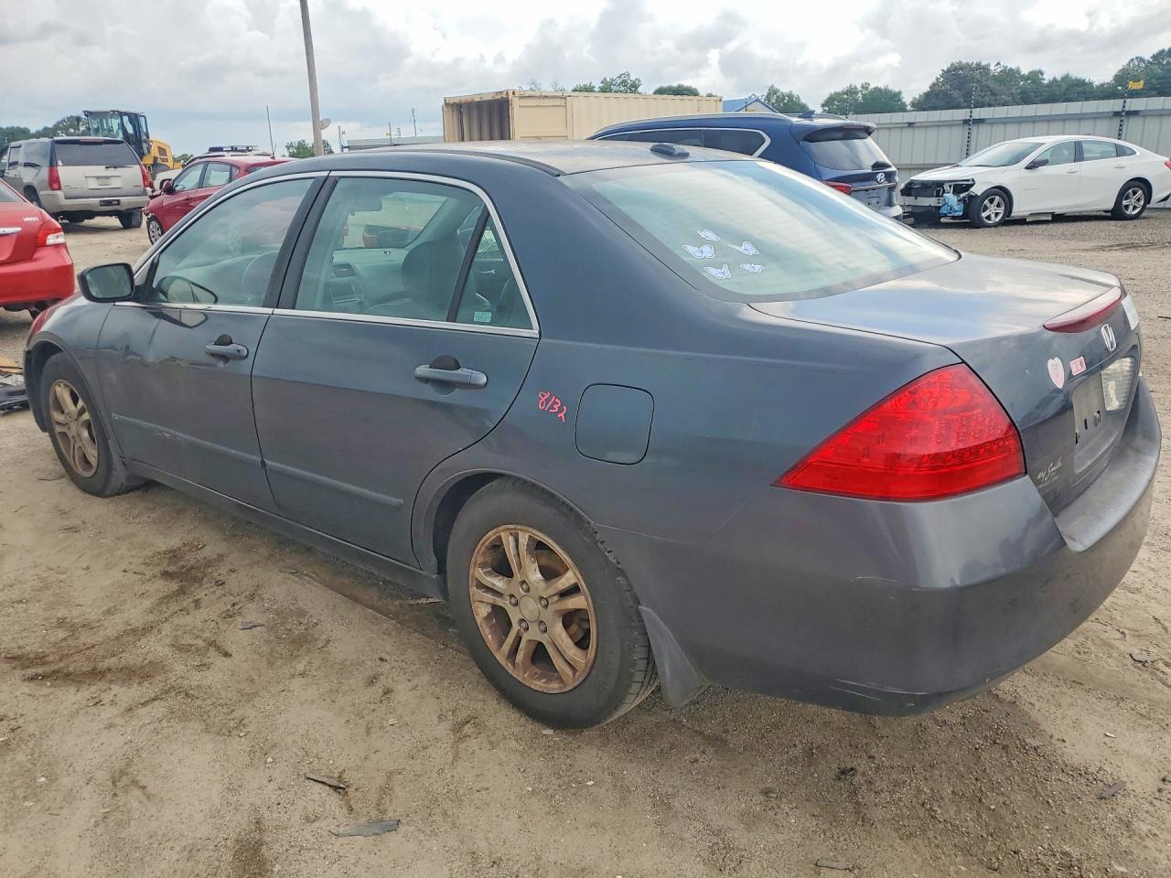 2007 Honda Accord Ex Серый vin: 1HGCM56897A116749
