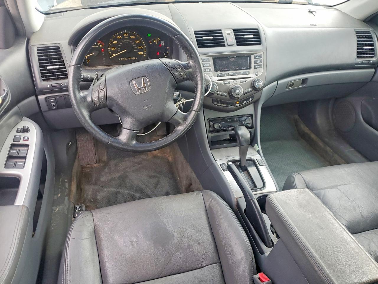 2007 Honda Accord Ex Серый vin: 1HGCM56897A116749