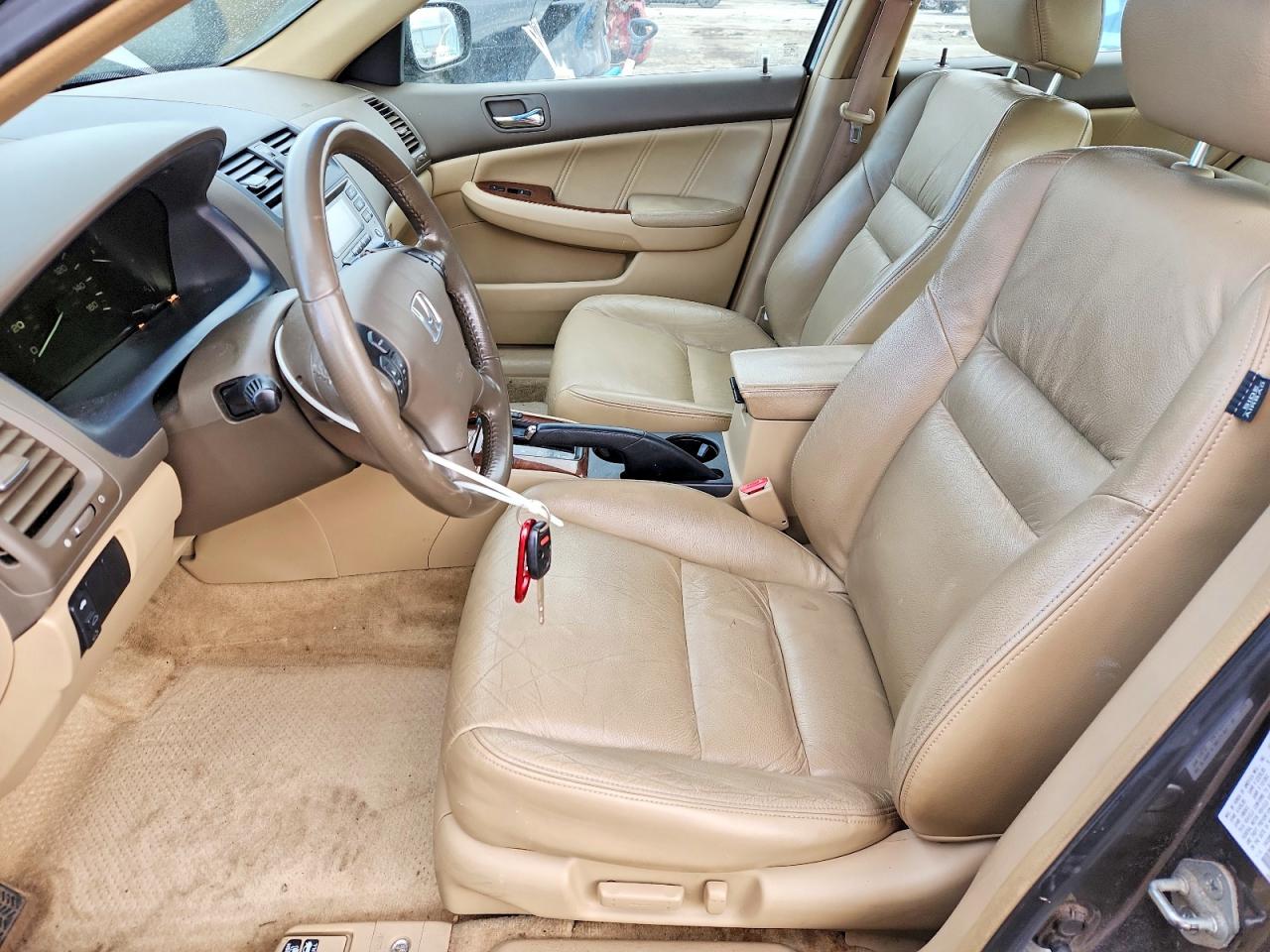 2007 Honda Accord Ex Gray vin: 1HGCM56897A141120