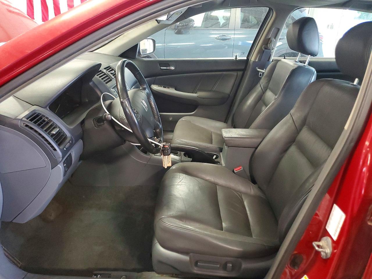 2007 Honda Accord Ex Burgundy vin: 1HGCM56897A164669
