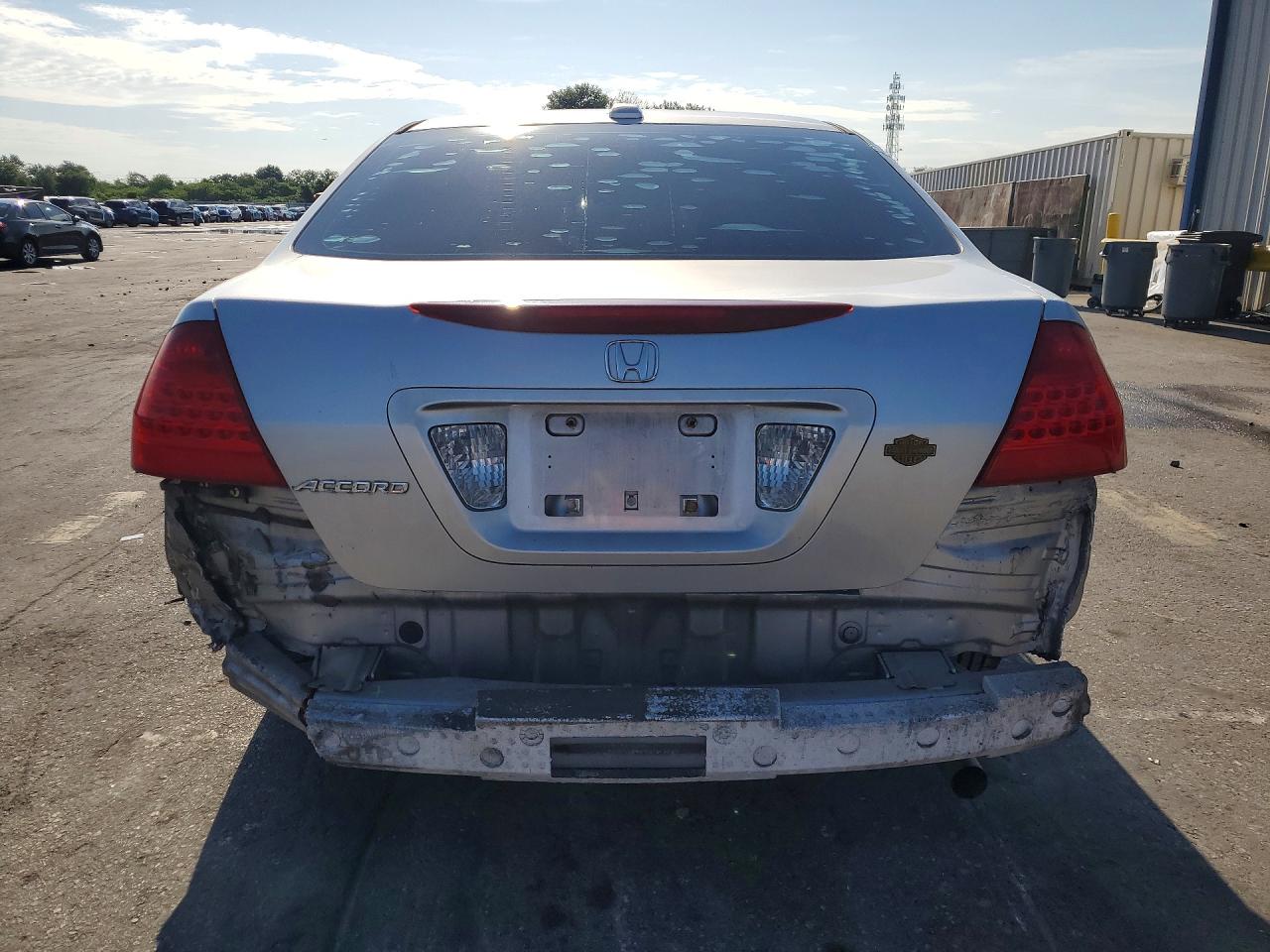 2007 Honda Accord Ex Silver vin: 1HGCM56897A175820