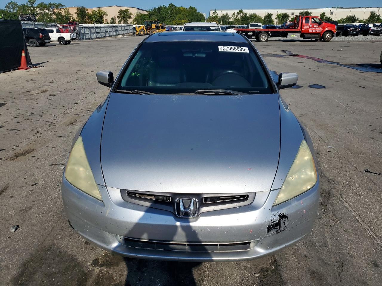 2007 Honda Accord Ex Silver vin: 1HGCM56897A175820