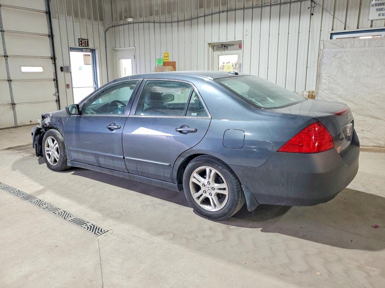 2007 Honda Accord Ex Gray vin: 1HGCM56897A182976