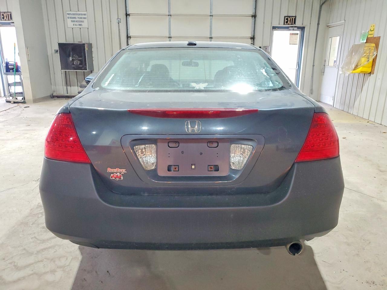 2007 Honda Accord Ex Gray vin: 1HGCM56897A182976