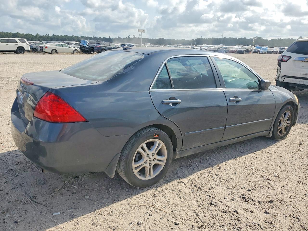 2007 Honda Accord Ex Gray vin: 1HGCM56897A183187