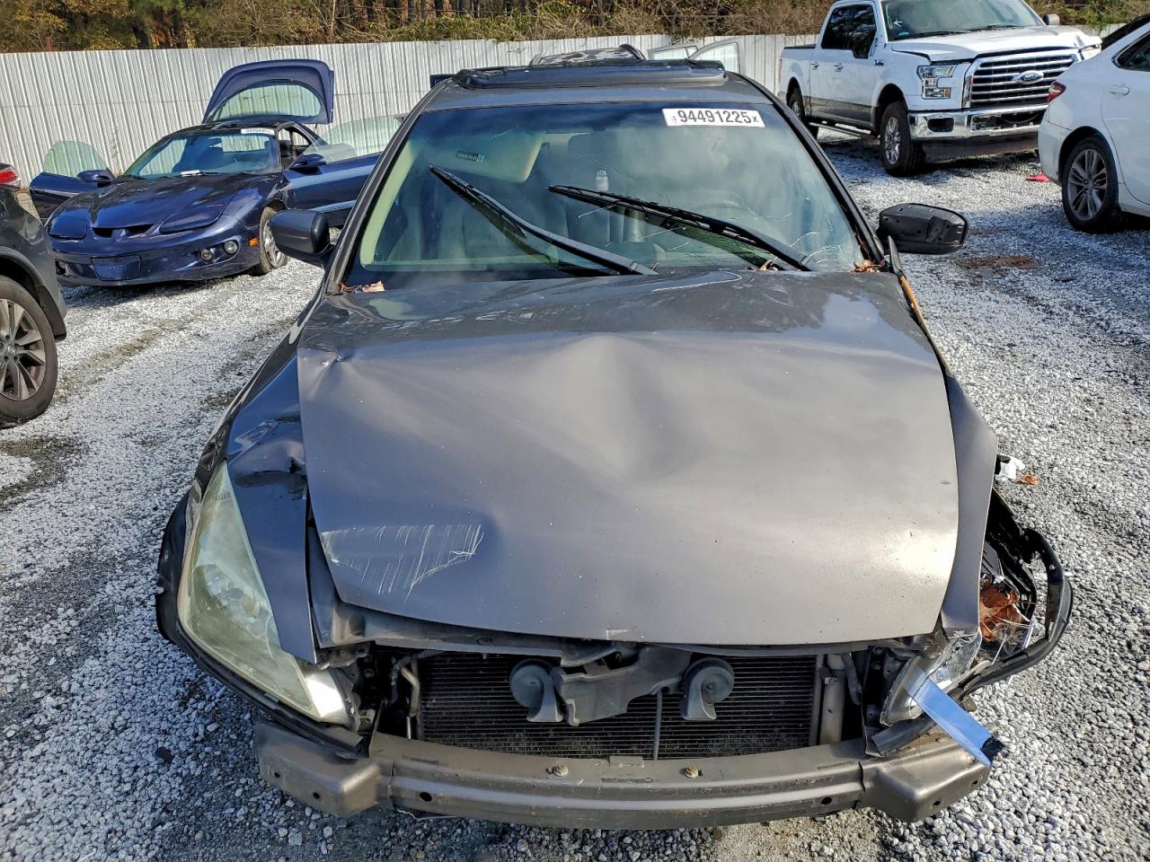 2007 Honda Accord Ex Tan vin: 1HGCM56897A221730