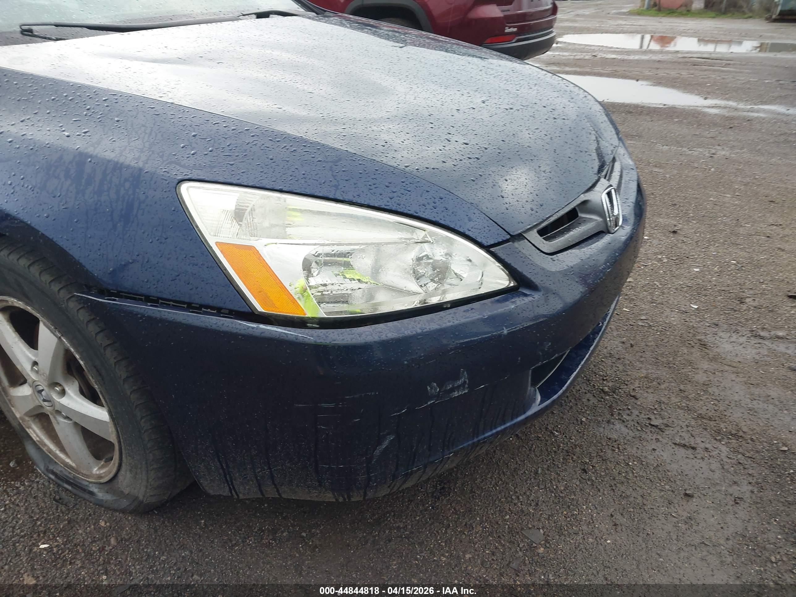 2004 Honda Accord 2.4 Ex Blue vin: 1HGCM568X4A030765