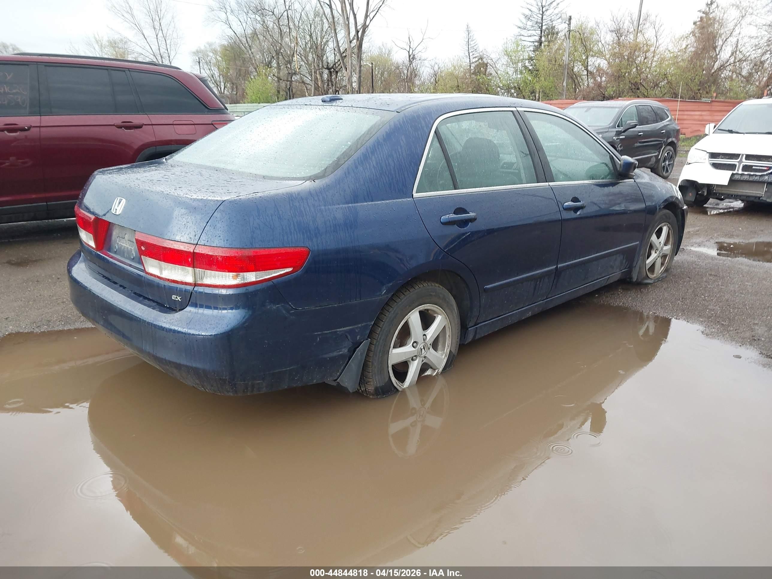 2004 Honda Accord 2.4 Ex Blue vin: 1HGCM568X4A030765