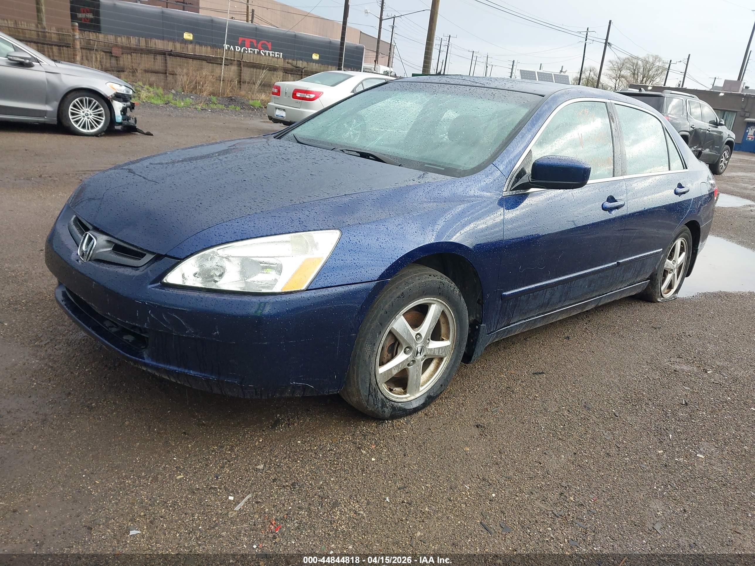 2004 Honda Accord 2.4 Ex Blue vin: 1HGCM568X4A030765