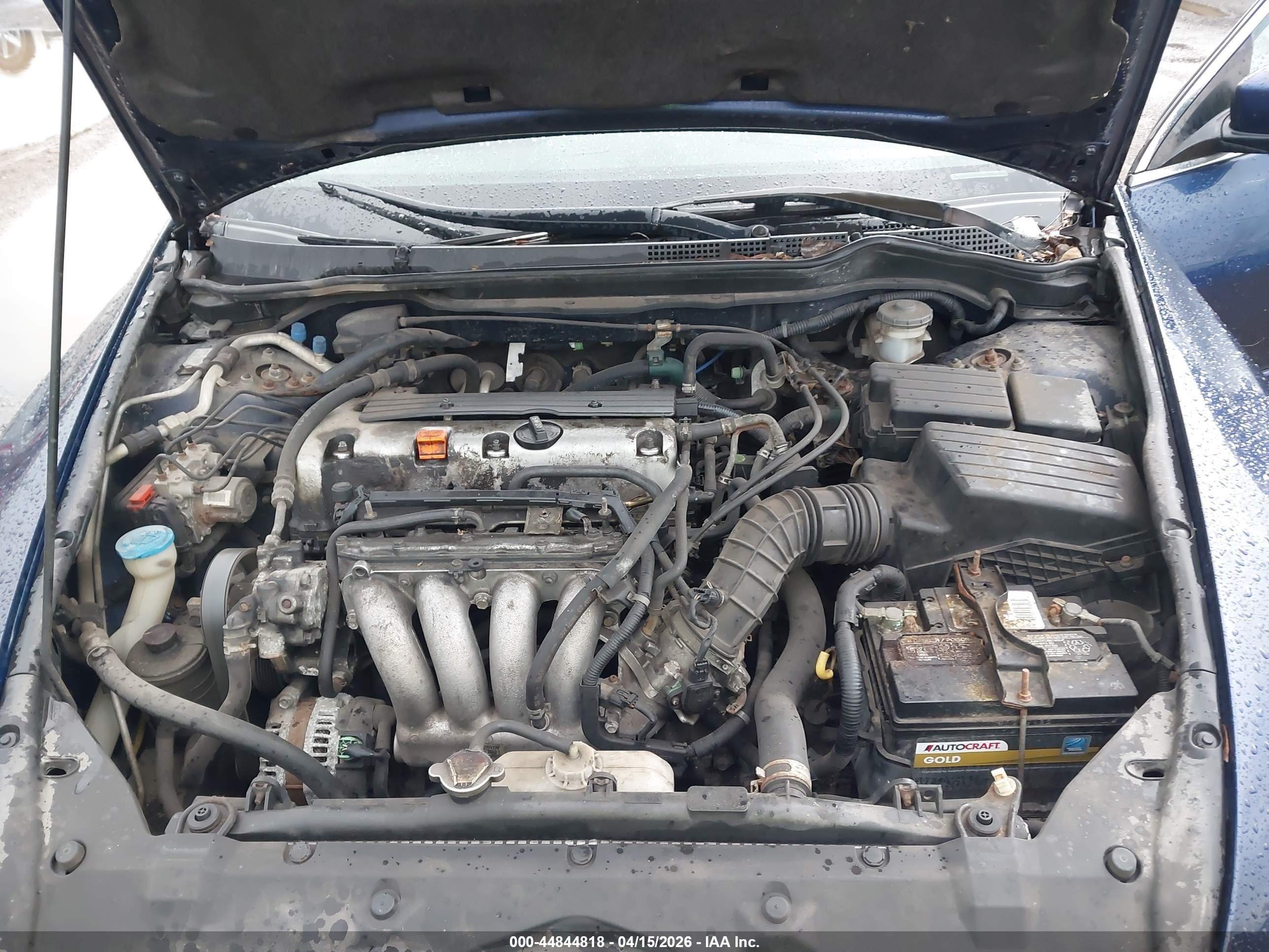 2004 Honda Accord 2.4 Ex Blue vin: 1HGCM568X4A030765