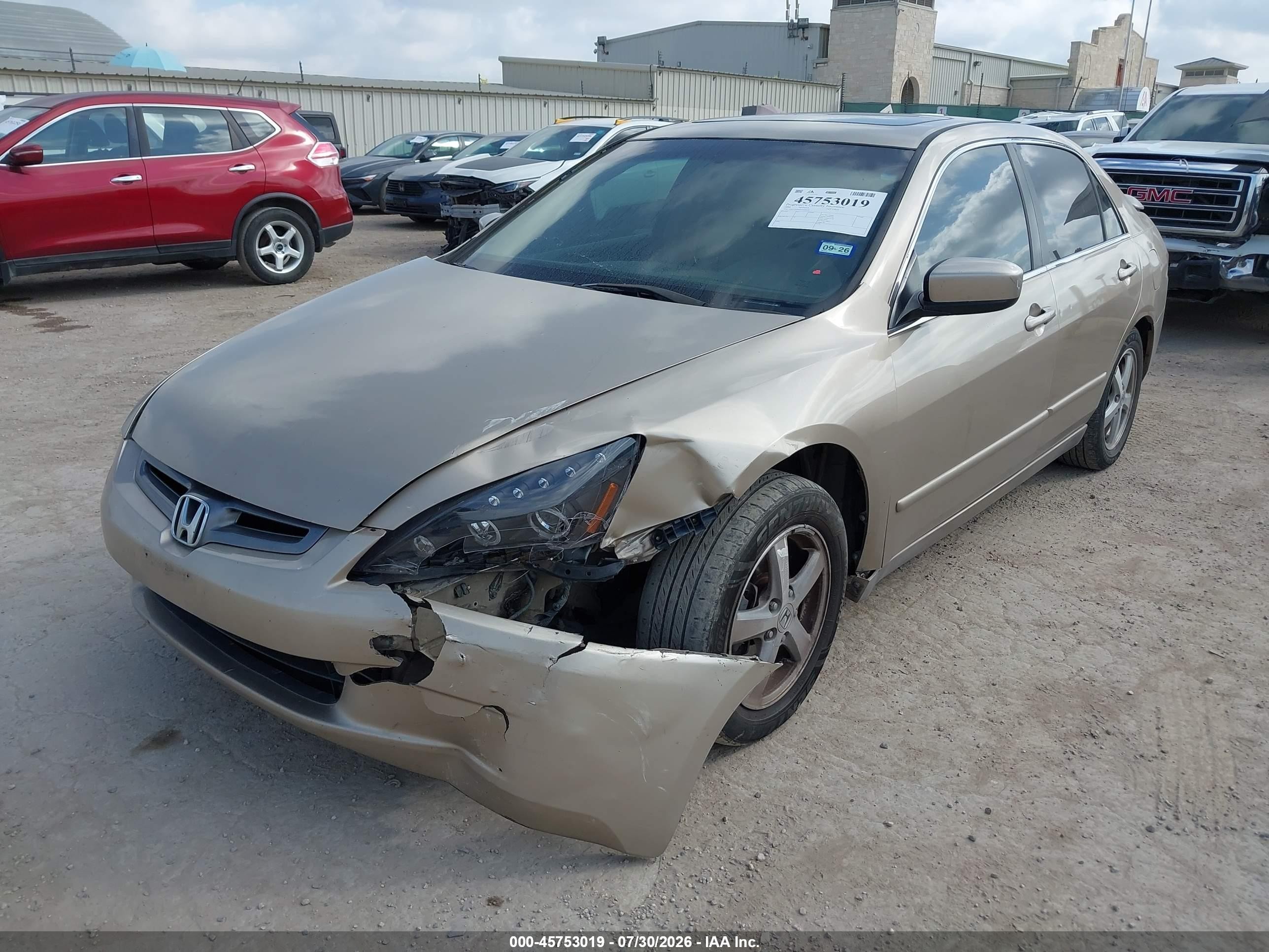 2004 Honda Accord 2.4 Ex Gold vin: 1HGCM568X4A060459