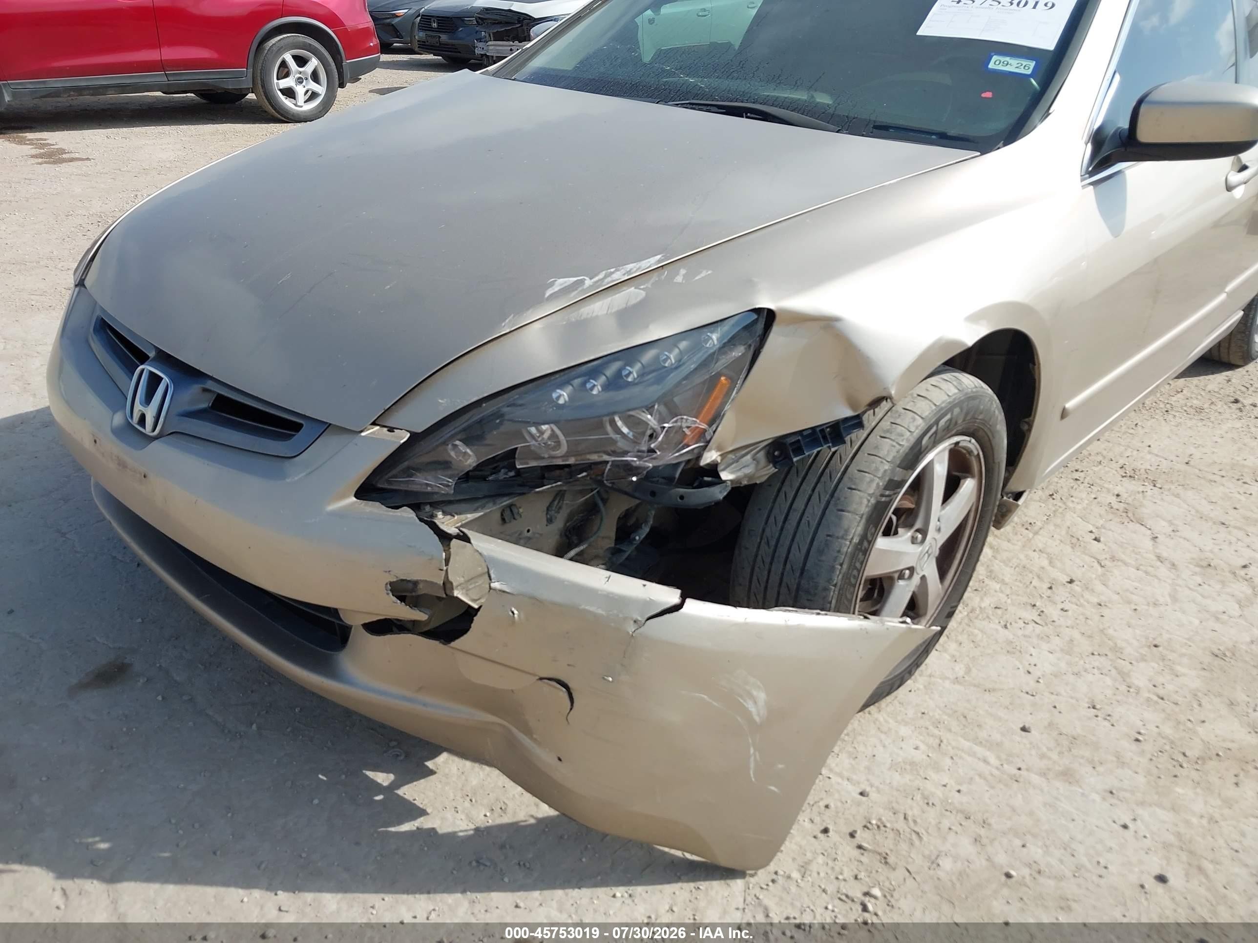 2004 Honda Accord 2.4 Ex Gold vin: 1HGCM568X4A060459