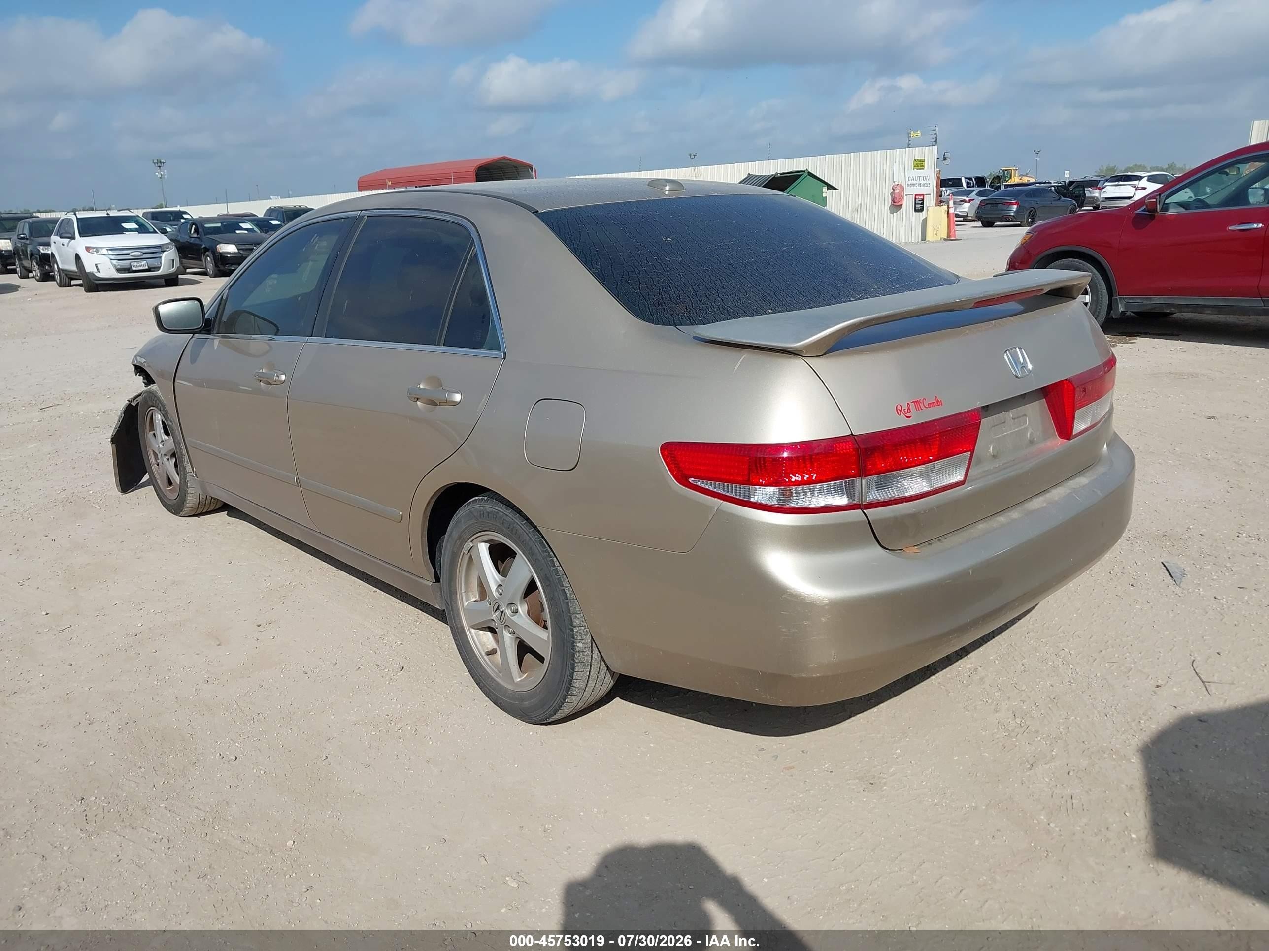 2004 Honda Accord 2.4 Ex Gold vin: 1HGCM568X4A060459