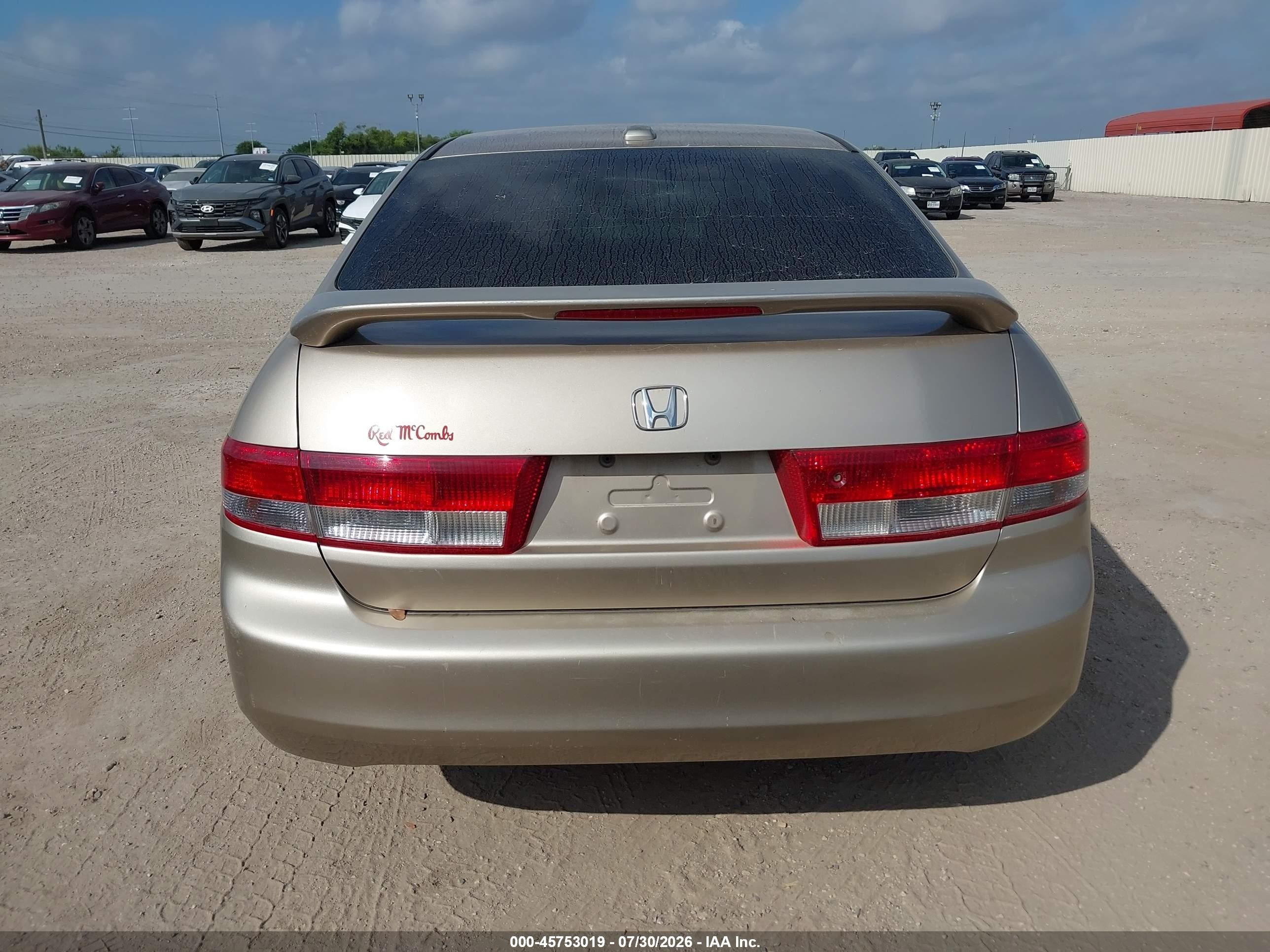 2004 Honda Accord 2.4 Ex Gold vin: 1HGCM568X4A060459