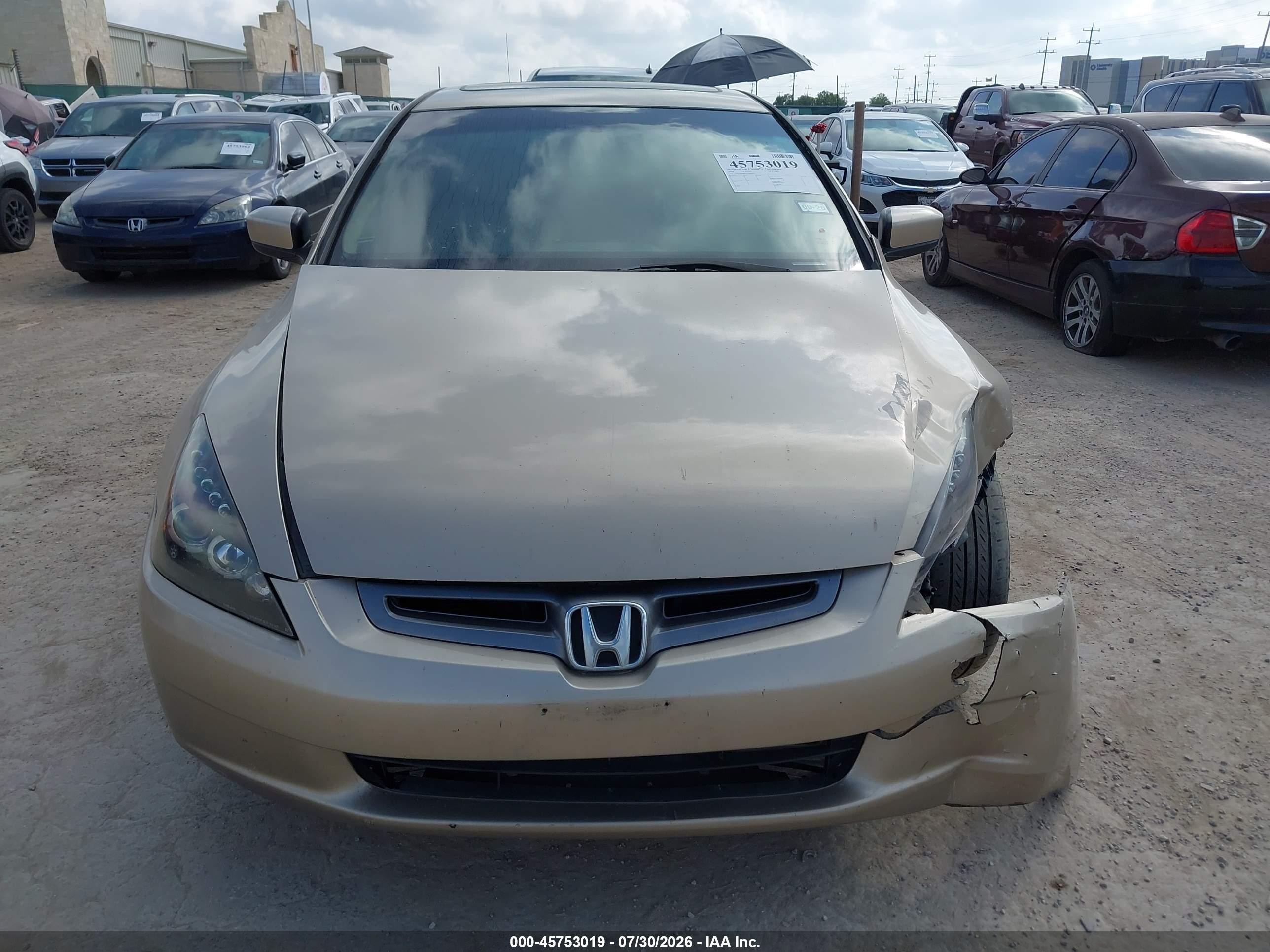 2004 Honda Accord 2.4 Ex Gold vin: 1HGCM568X4A060459