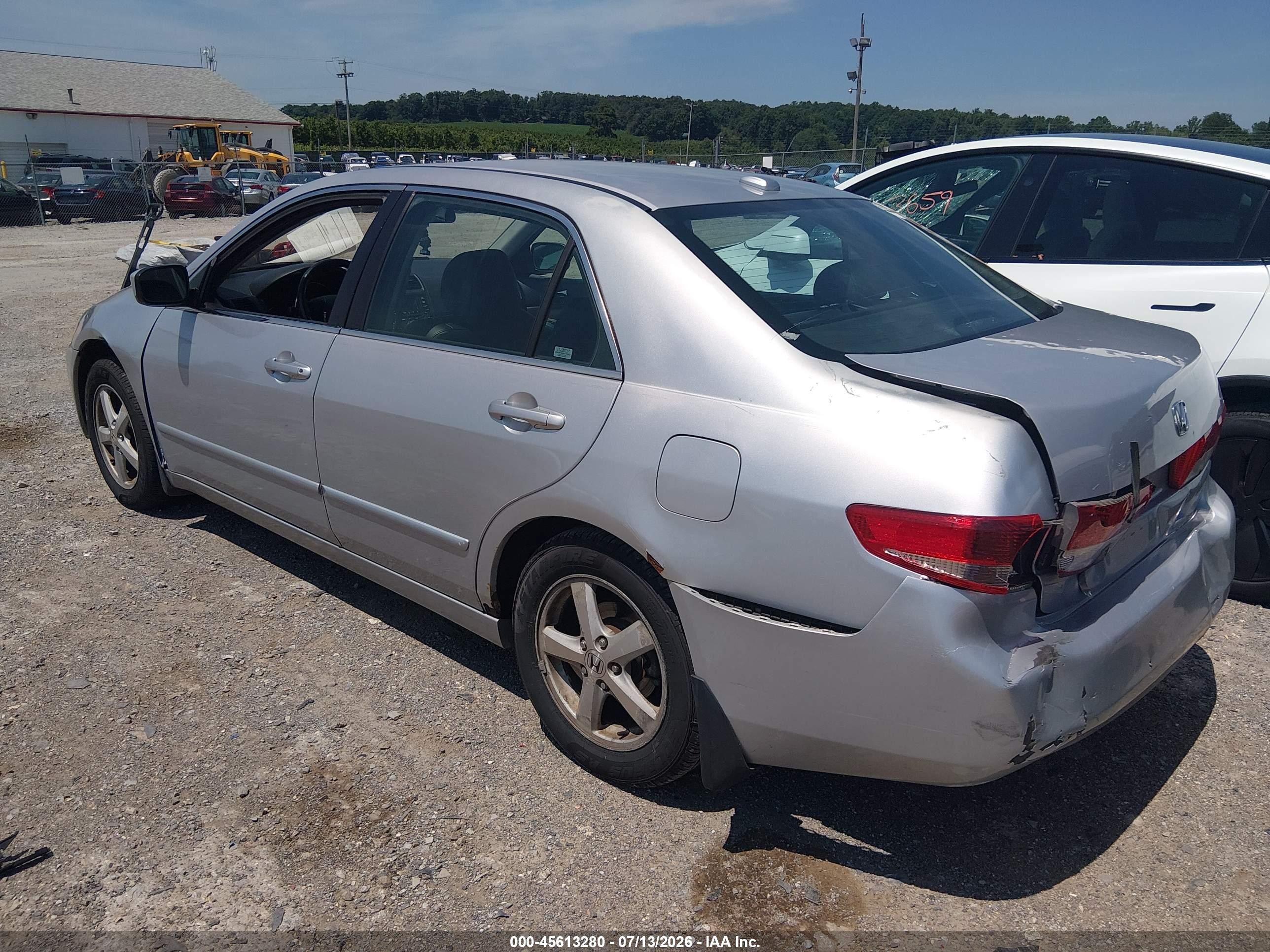 2004 Honda Accord 2.4 Ex Silver vin: 1HGCM568X4A086186