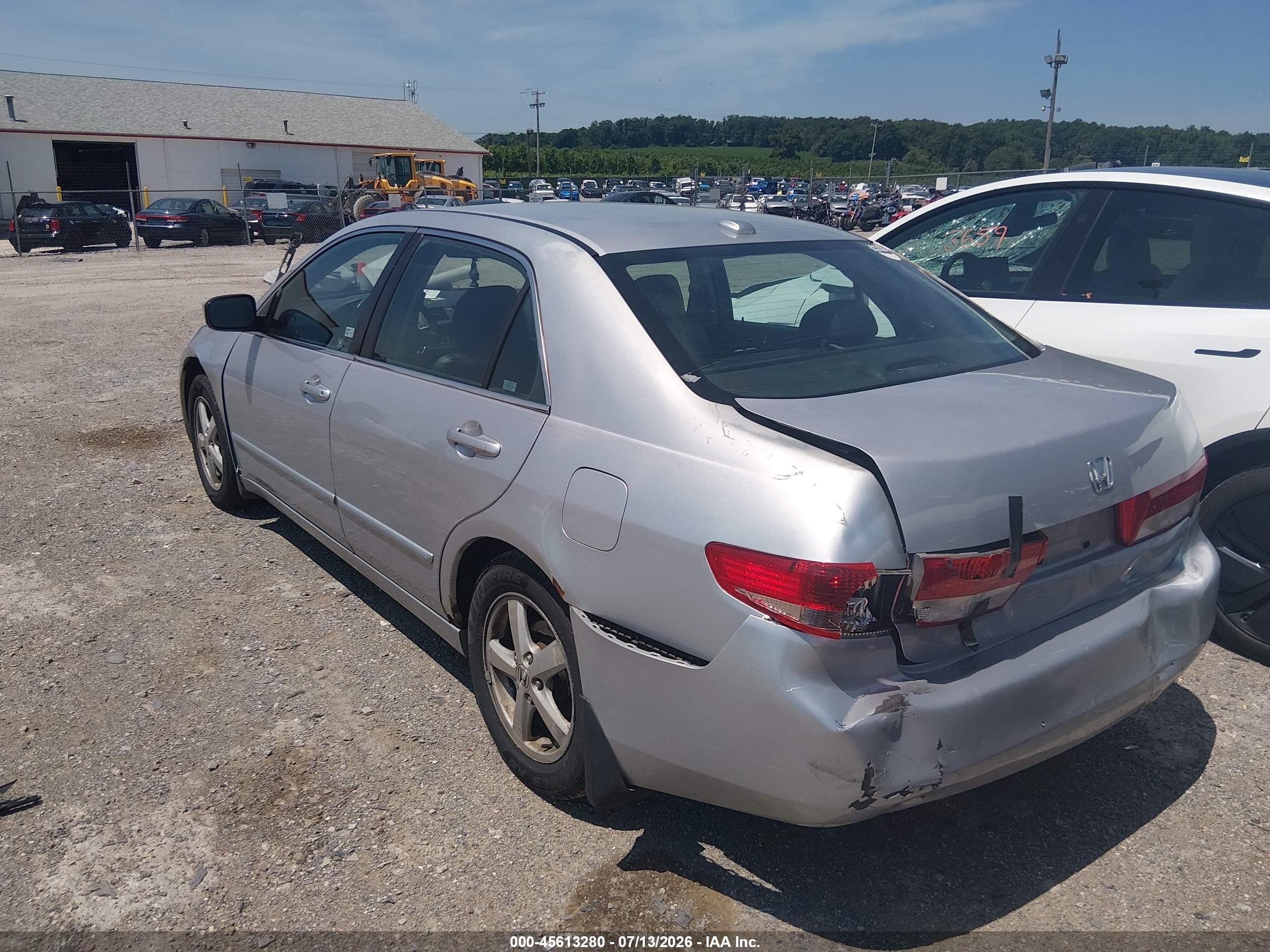2004 Honda Accord 2.4 Ex Silver vin: 1HGCM568X4A086186